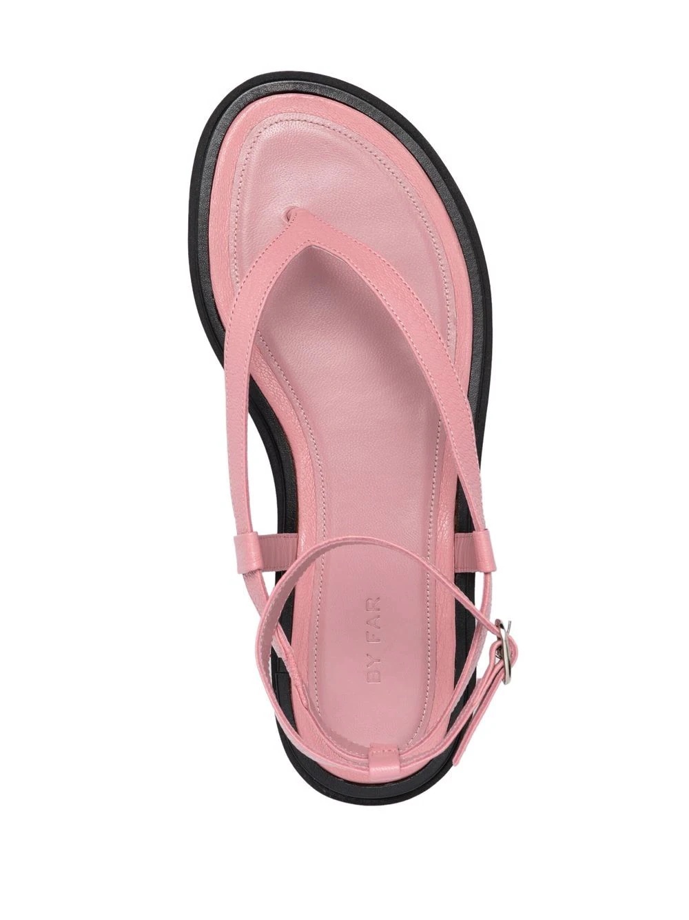 Cece grained-leather sandals - 4