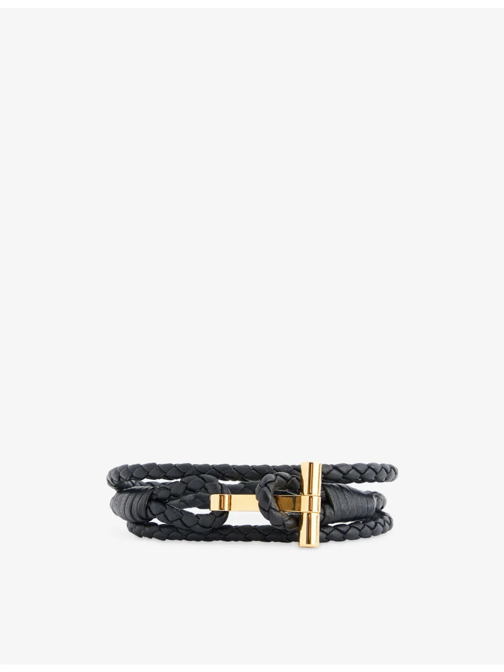 Braided Leather Bracelet - 1