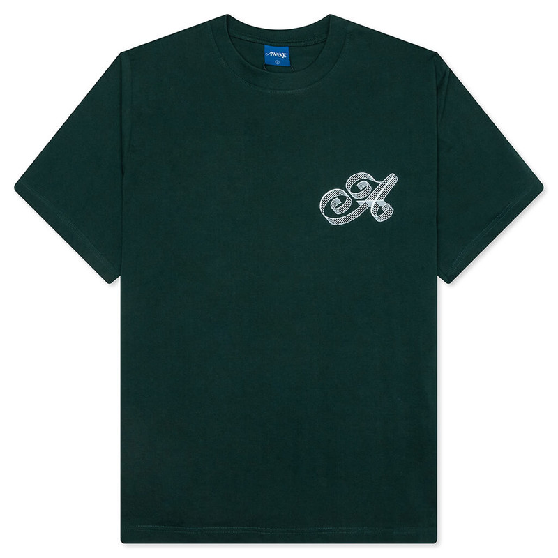 SCRIPT TEE - GREEN 1