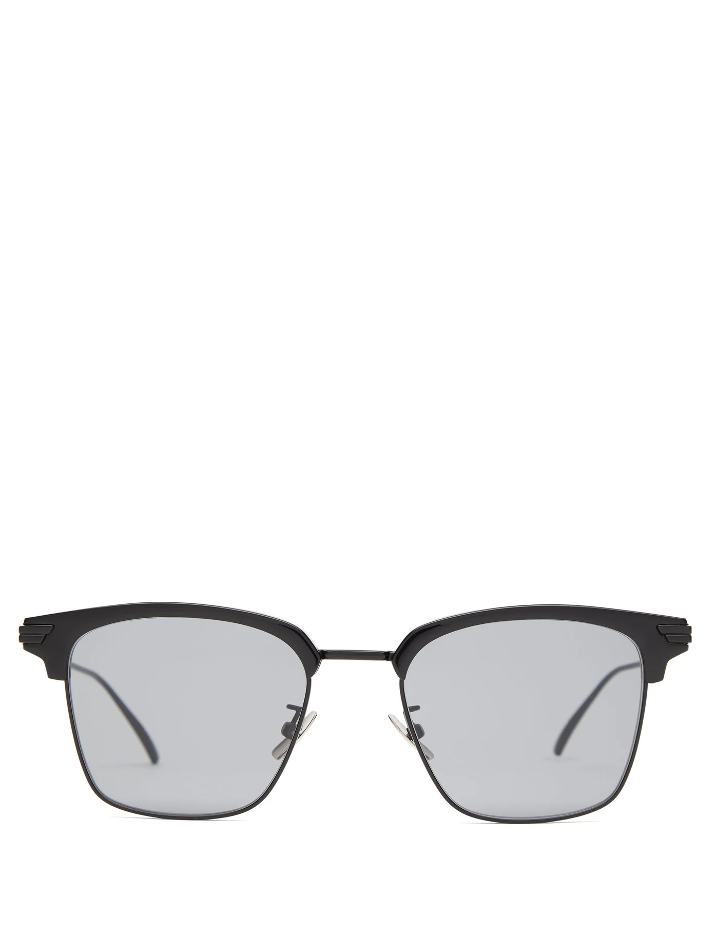 Square metal sunglasses - 1