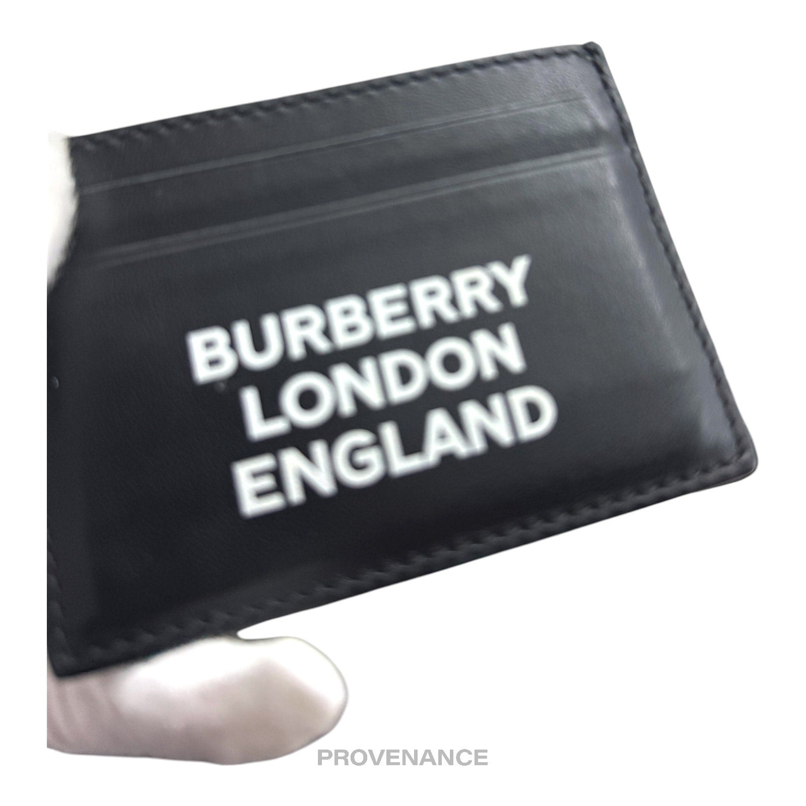BURBERRY LONDON ENGLAND Card Holder Wallet - Black - 6