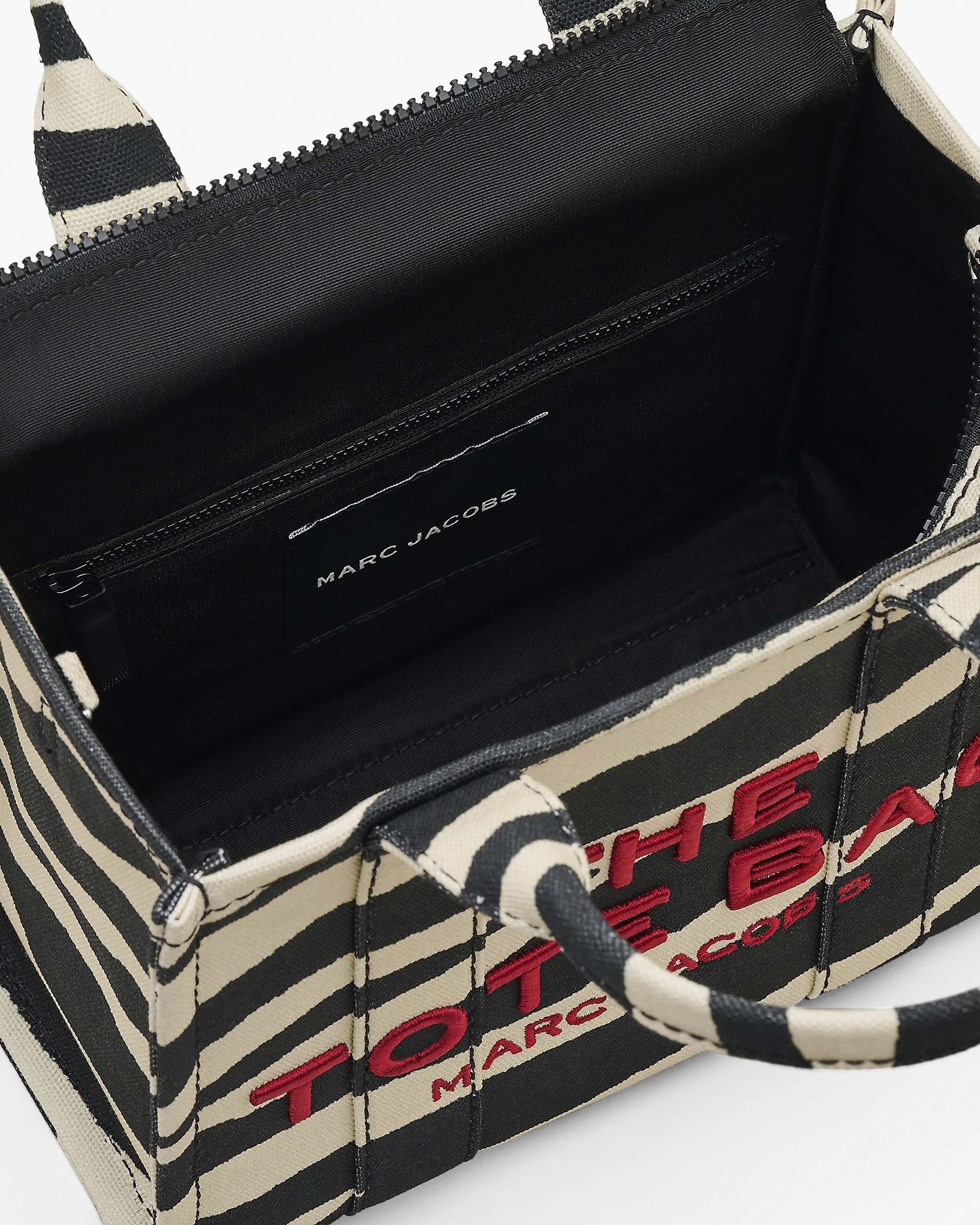 THE ZEBRA CANVAS SMALL TOTE BAG - 7