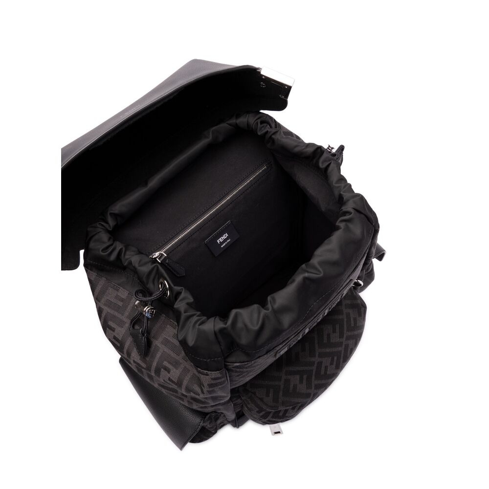 Fendi Black Backpacks Men - 5