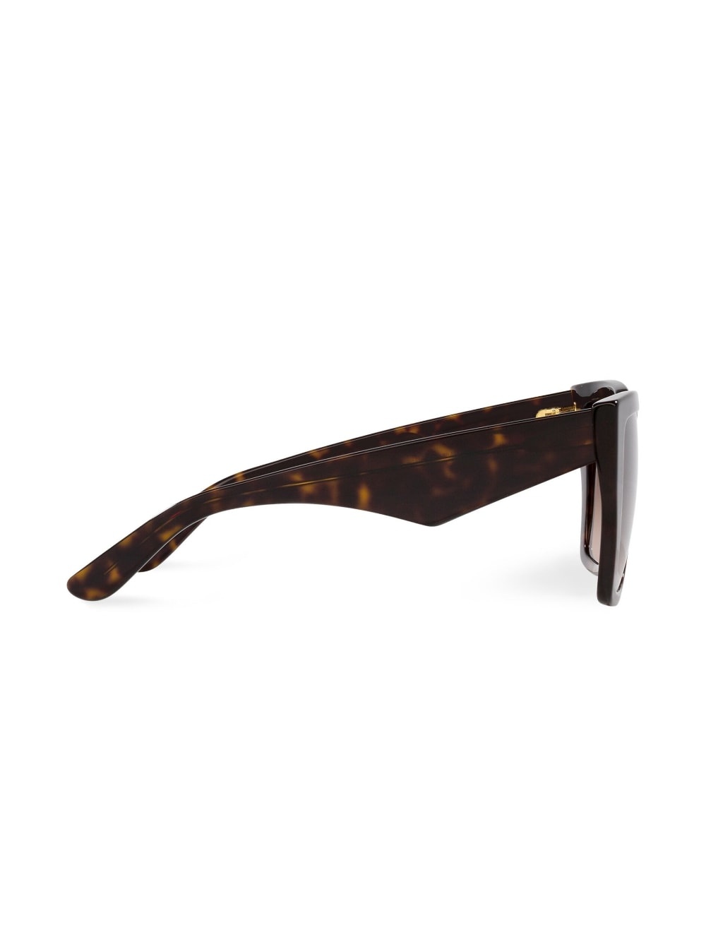 tortoiseshell logo-plaque arm sunglasses - 5
