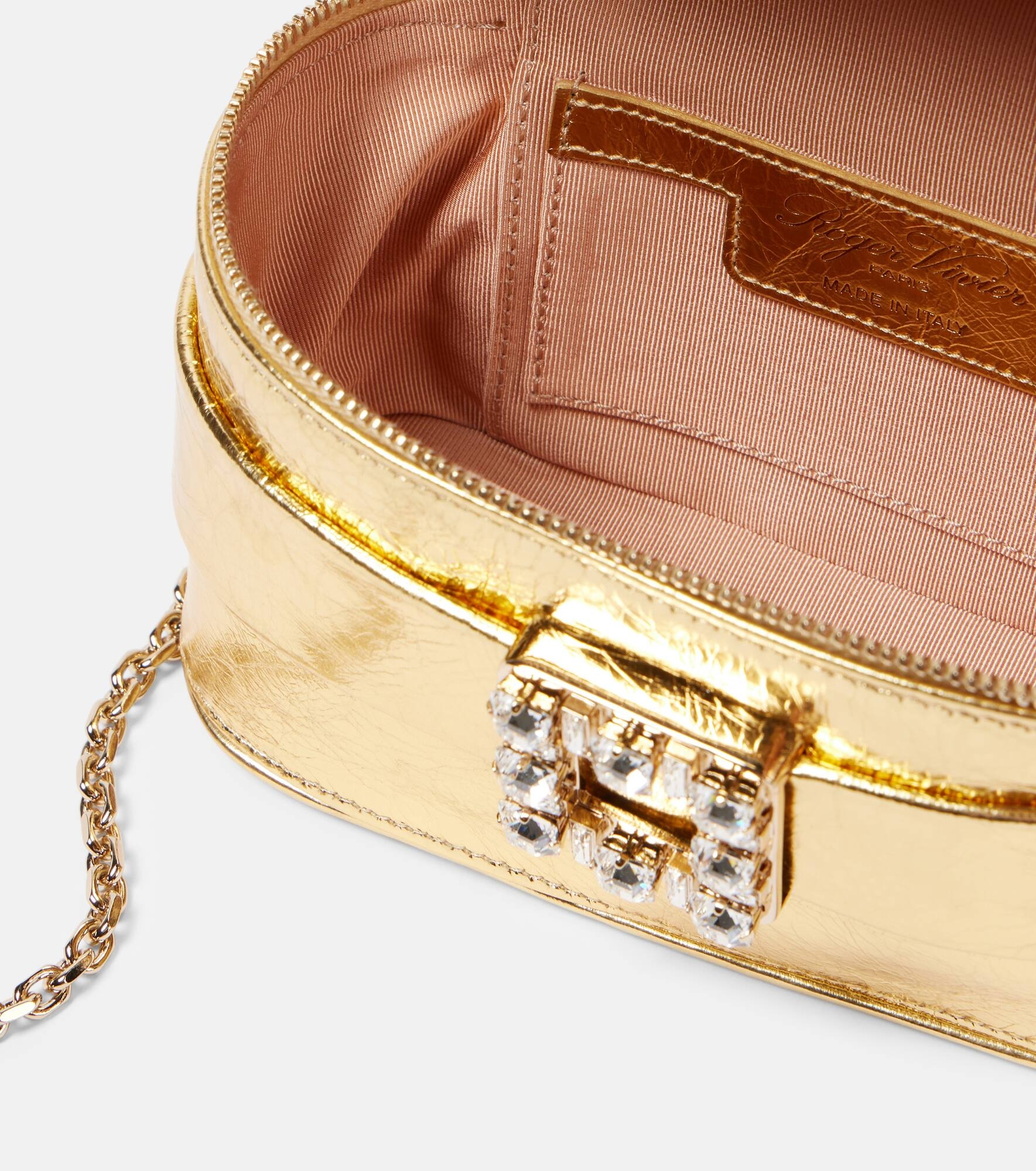 Vanity Très Vivier Micro leather vanity bag - 3