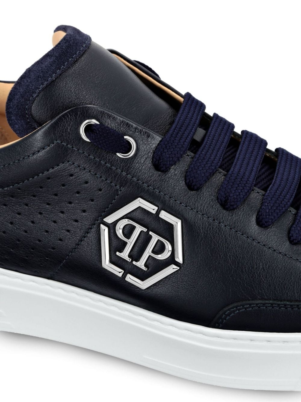 logo-appliquÃ© low-top sneakers - 4