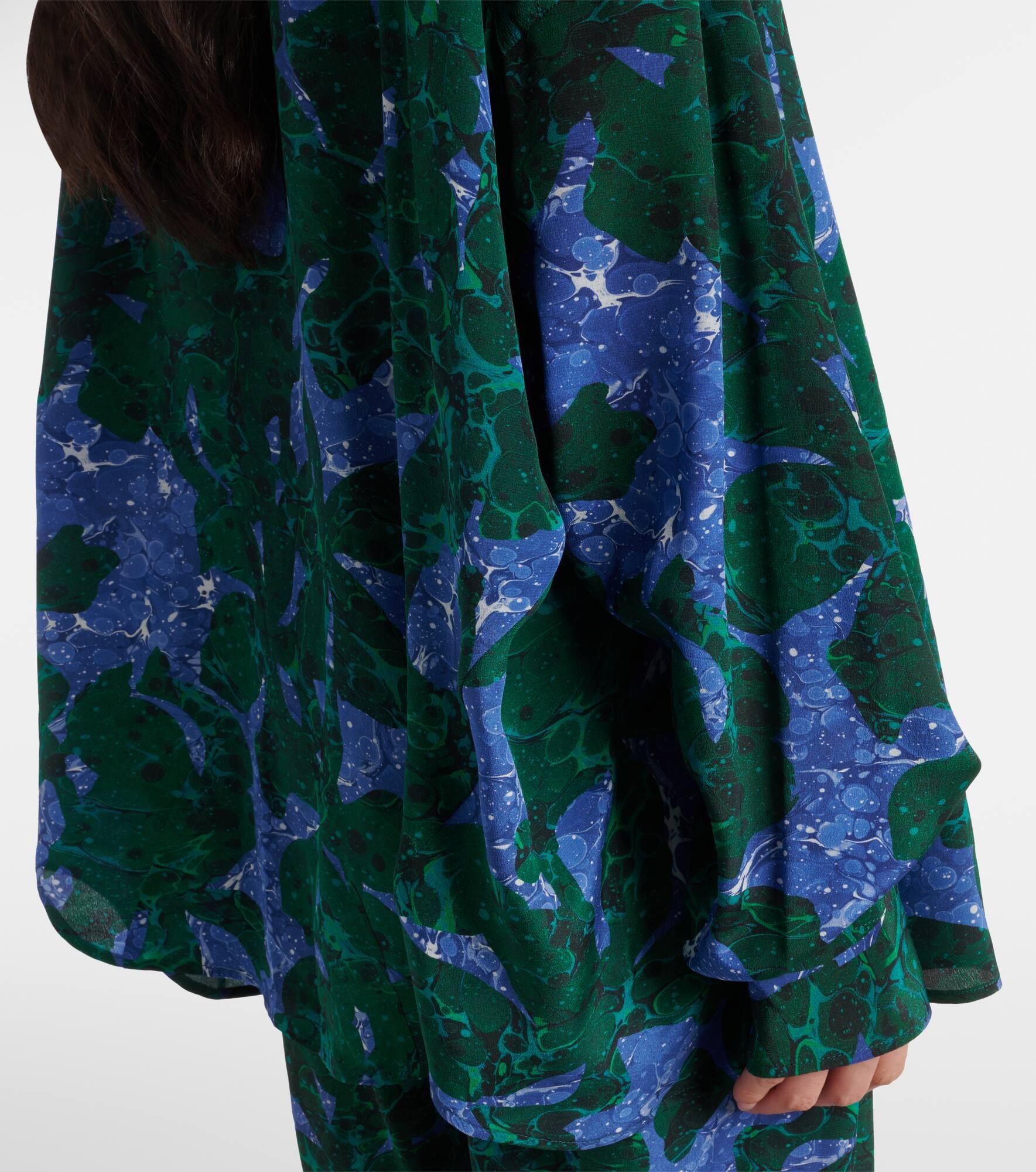 Printed silk shirt - 5