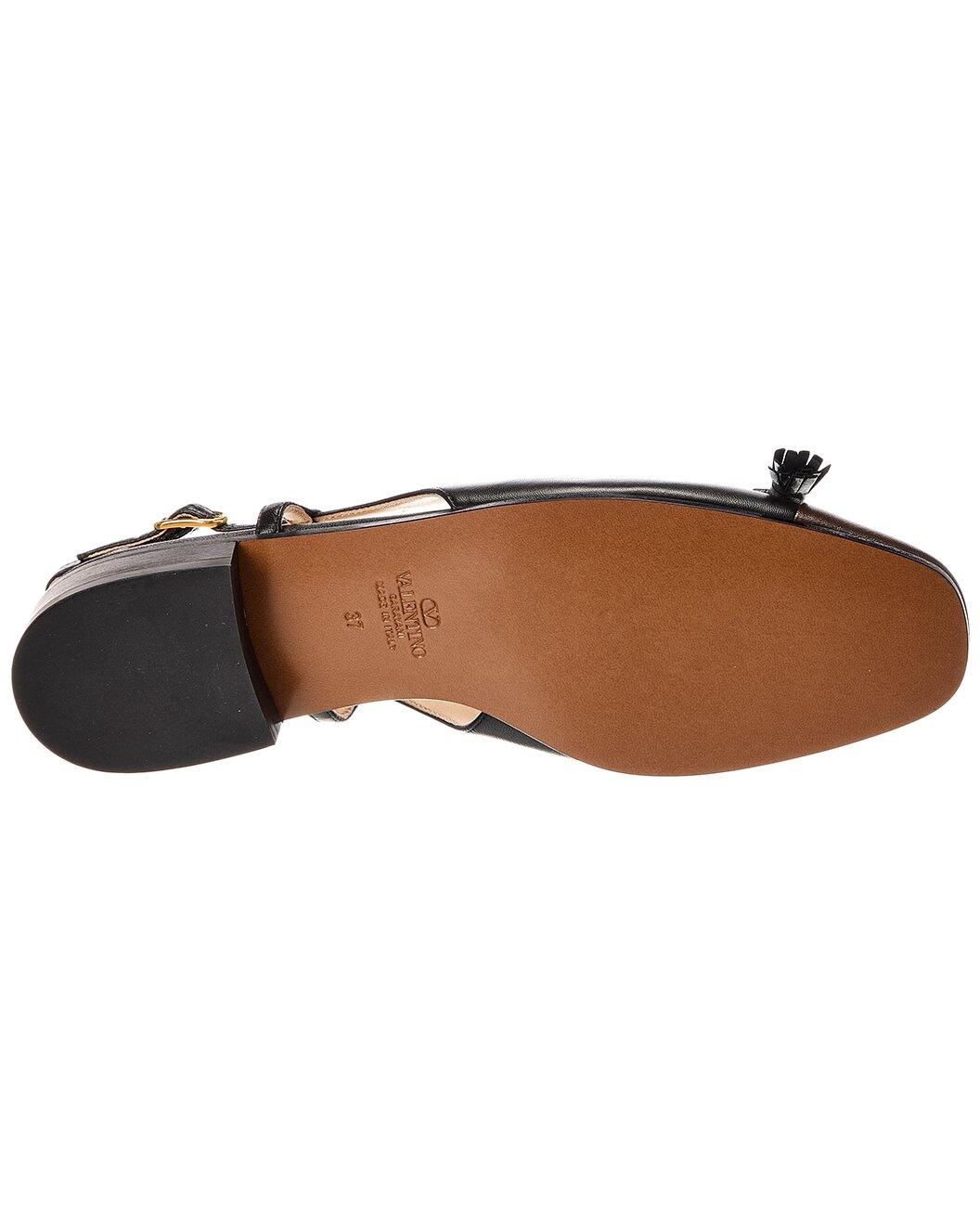 Valentino Valet Du Roi Leather Slingback Ballerina Flat - 4