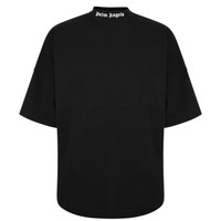 エターナルな魅力【Palm Angels】Neck Logo T-Shirt Palm Angels Neck Logo T-Shirt Black Men's - US