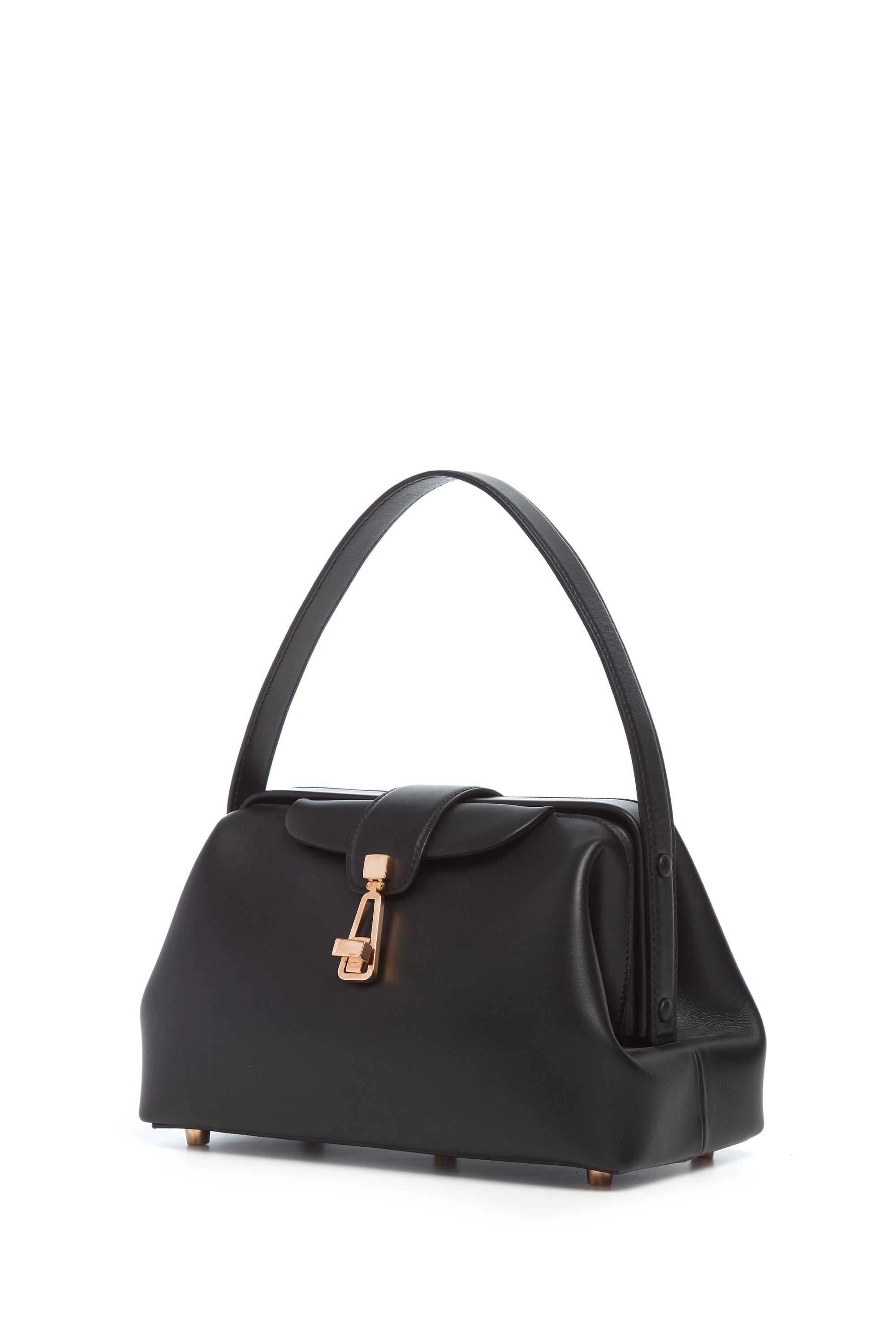 Golda Bag in Black Leather - 3