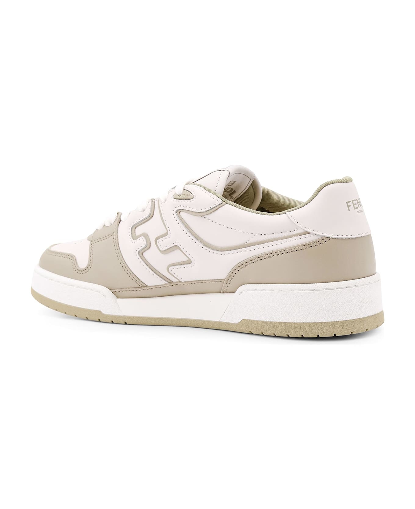 Two-tone Leather Fendi Match Sneakers - 3