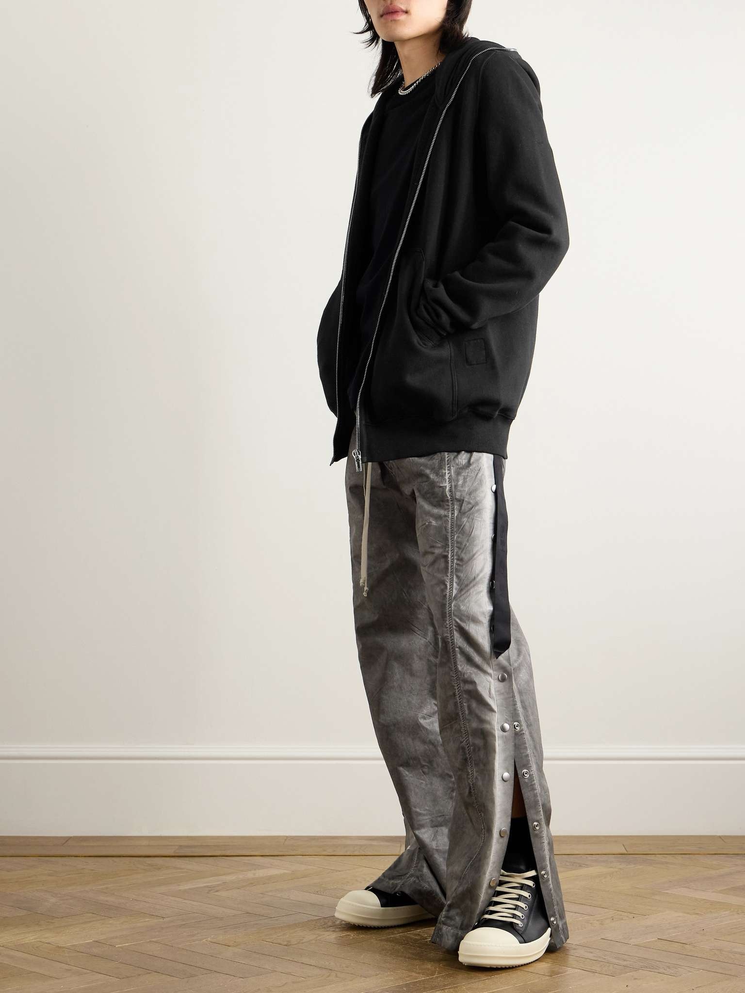 Garment-Dyed Cotton-Jersey Zip-Up Hoodie - 2