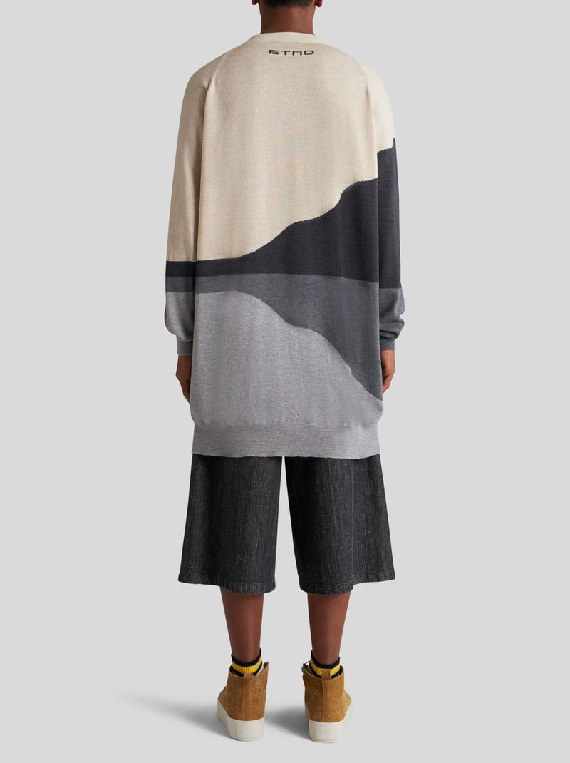 WOOL JACQUARD CARDIGAN 4