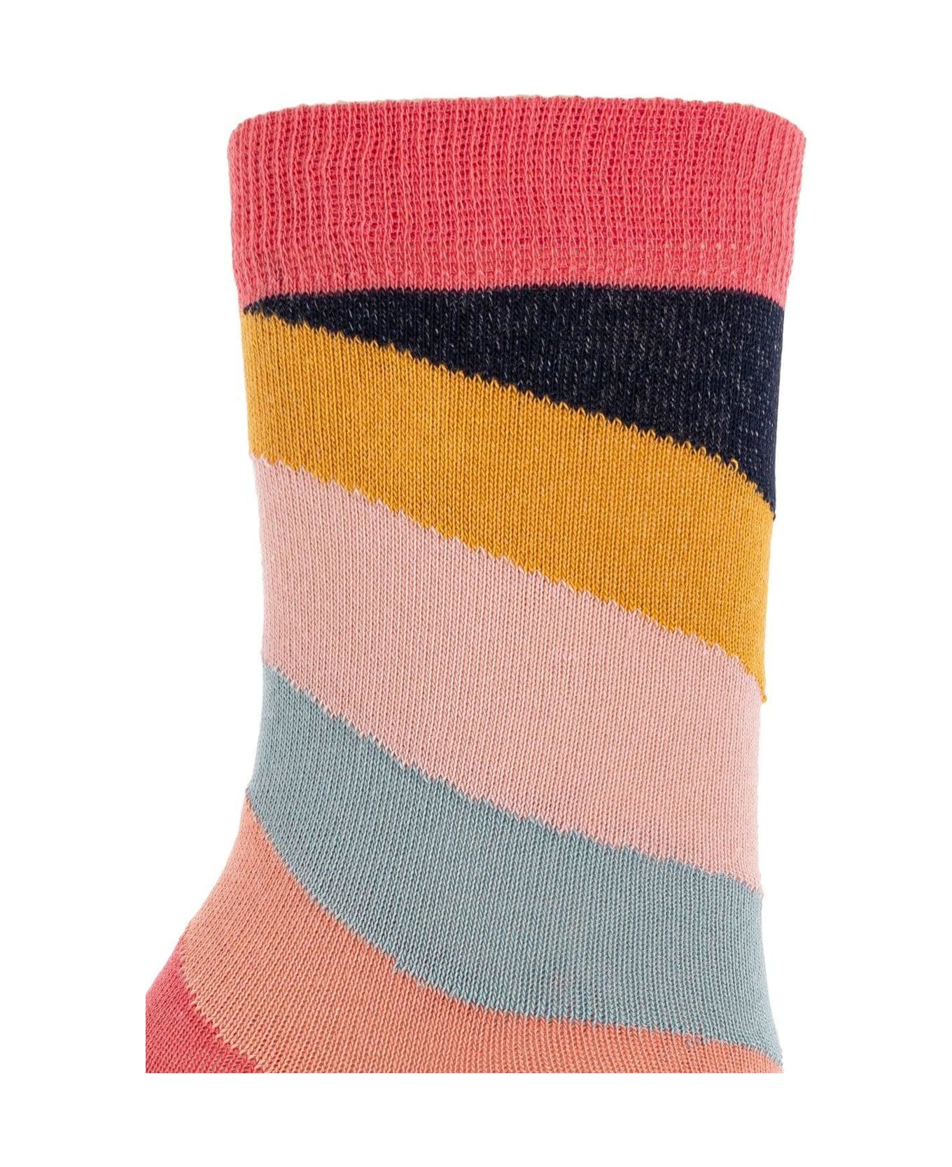 Three Pack Of Cotton Socks With Lurex Thread - 2