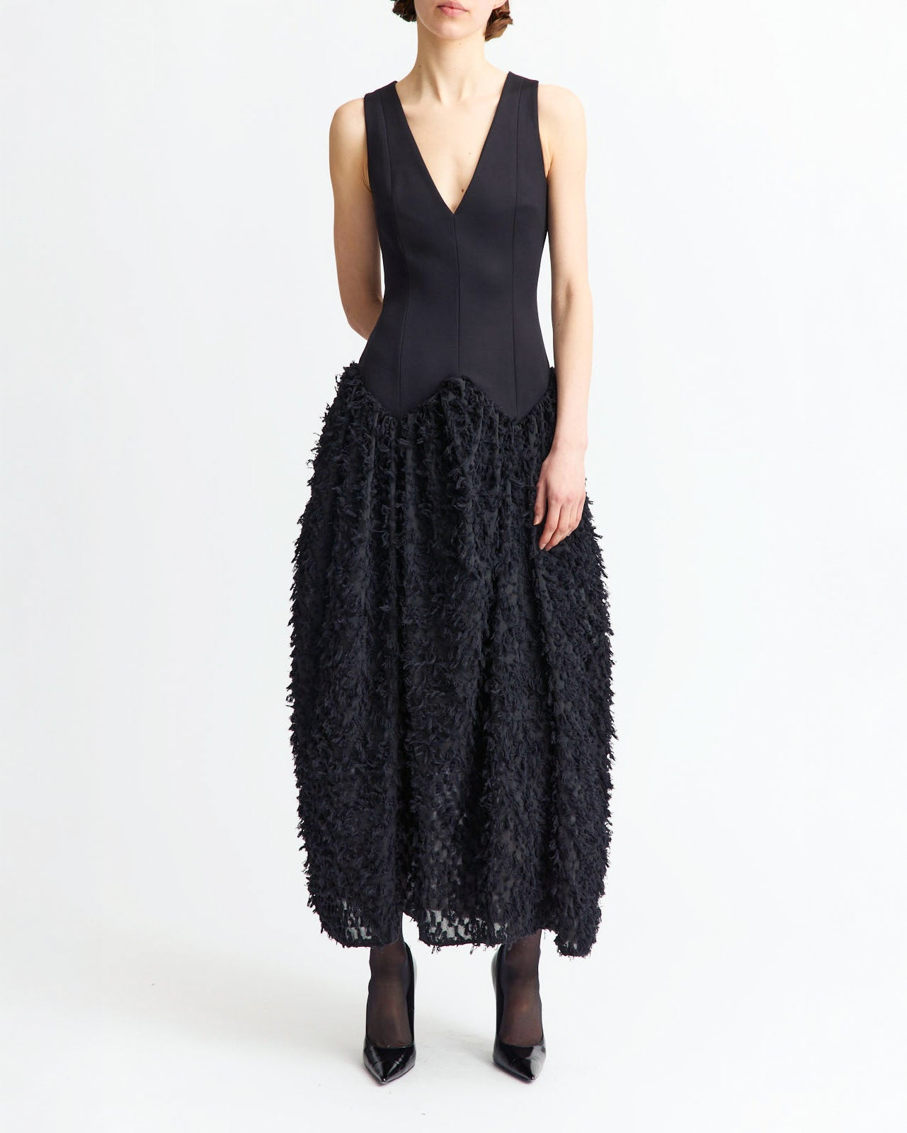 TONYE MIDI DRESS IN TAILORING - 2