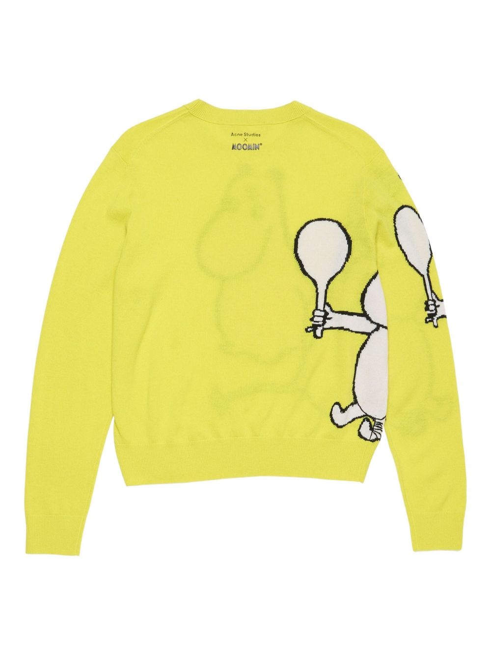 cartoon-print knitted jumper - 7