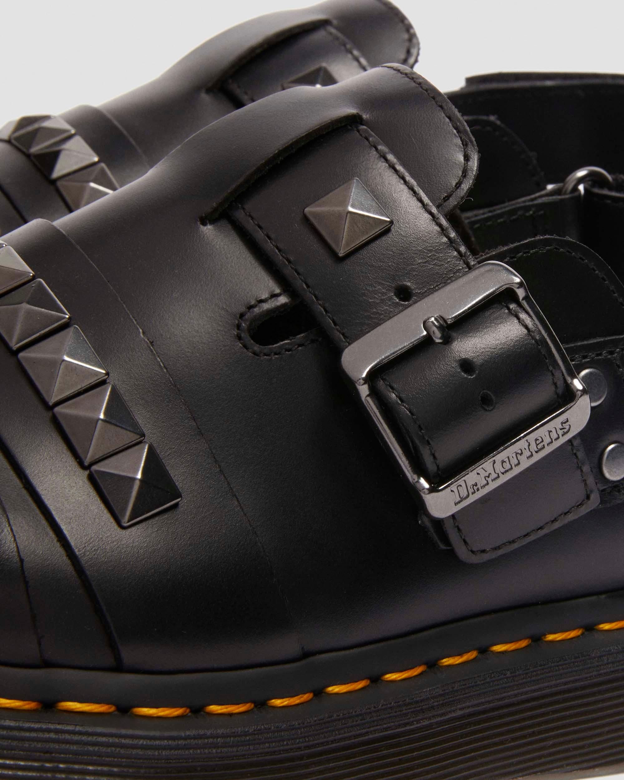 Jorge II Hardware Leather Mules - 7