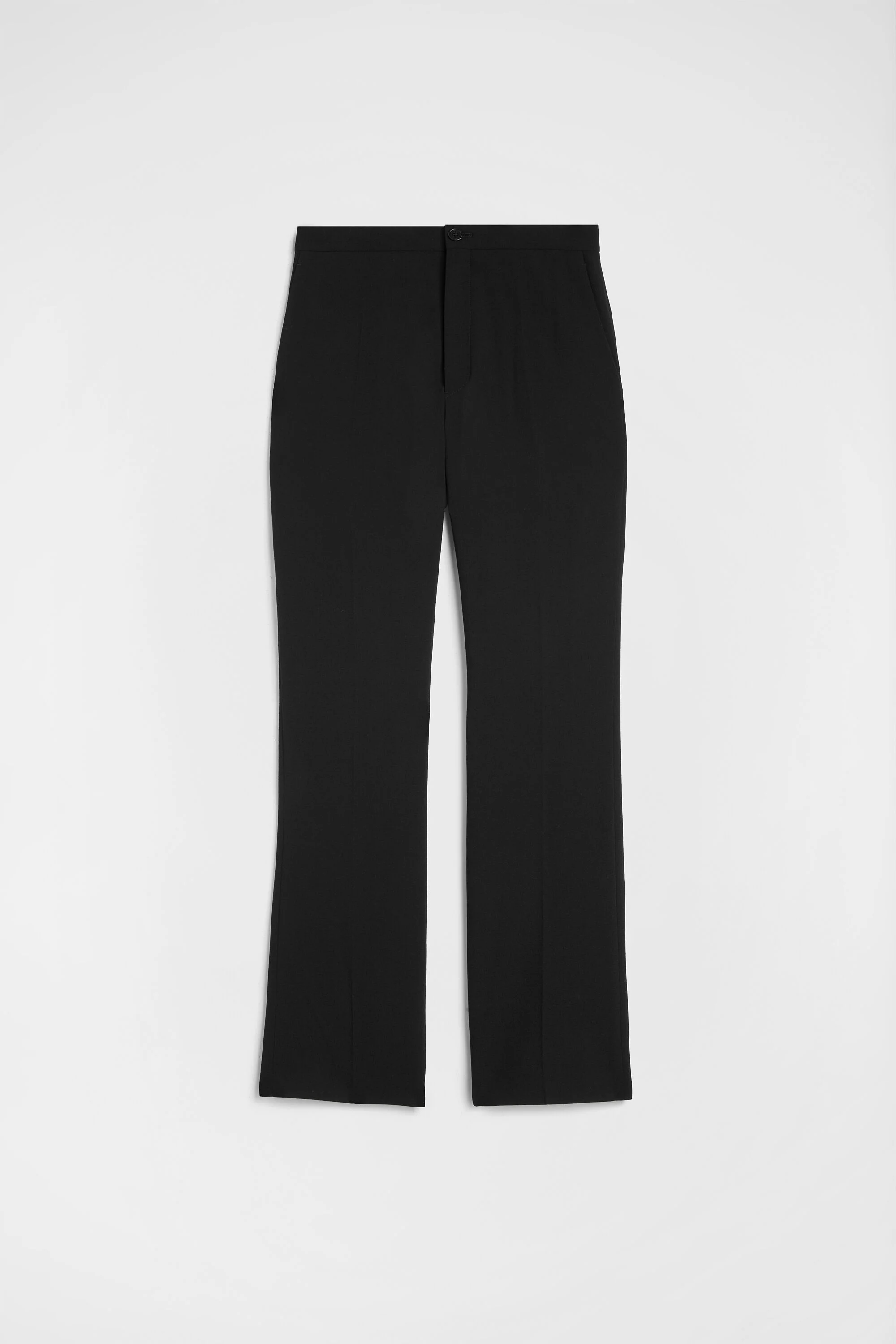 Wool Sablé Tailored Trousers - 1