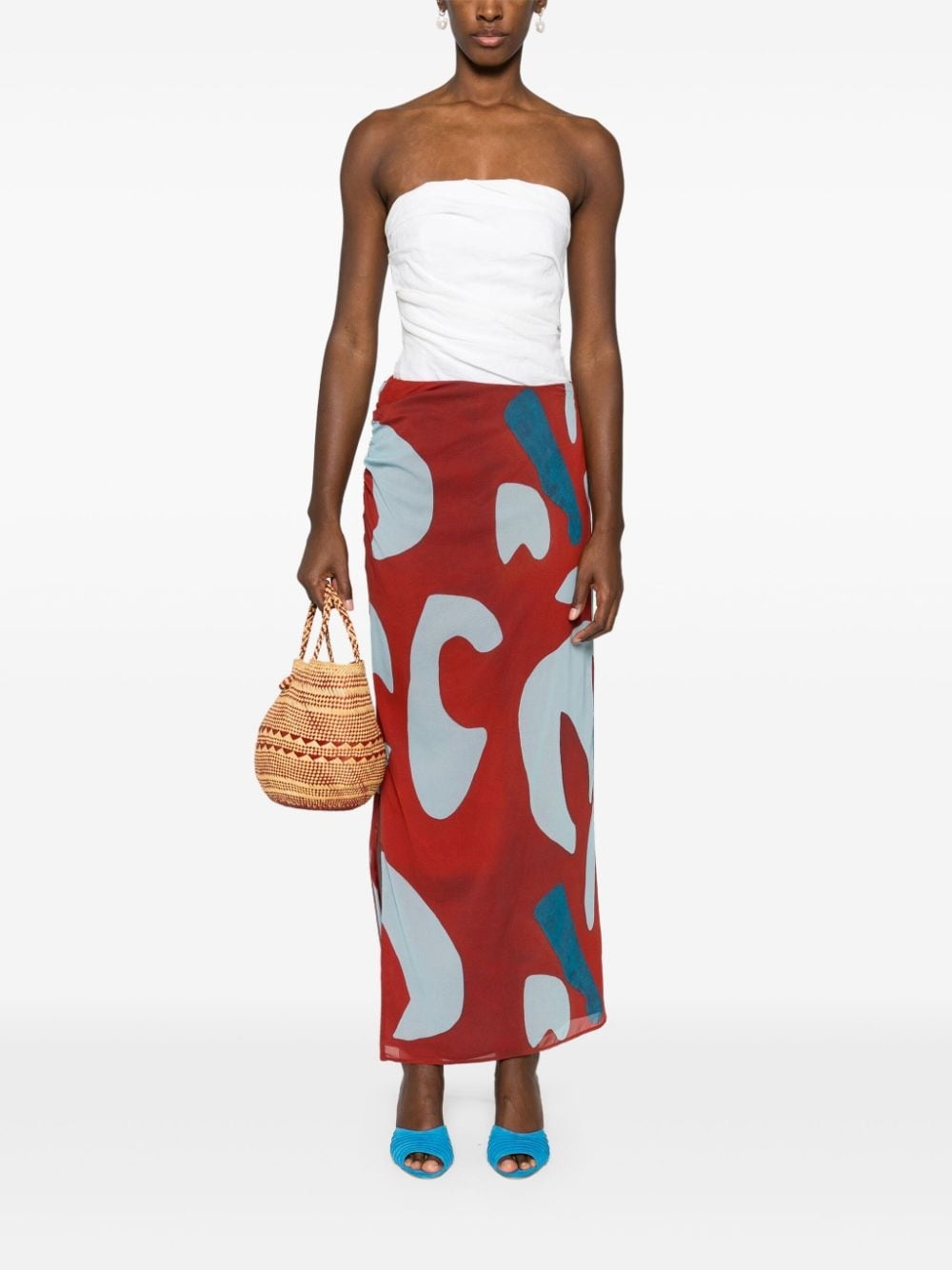 Izel linen bandeau top - 2