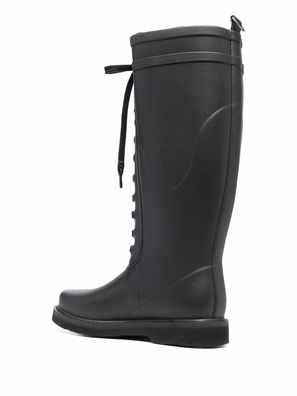 slogan-print rubber boots - 3