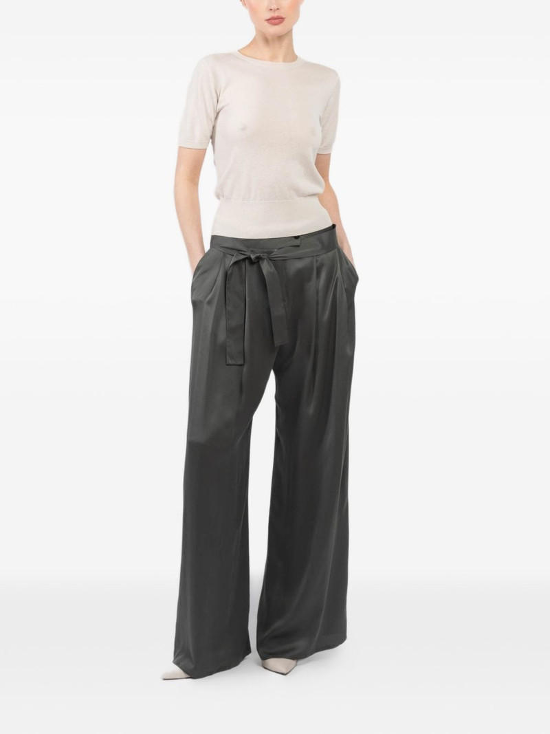 DUŠAN tie-waist palazzo pants outlook