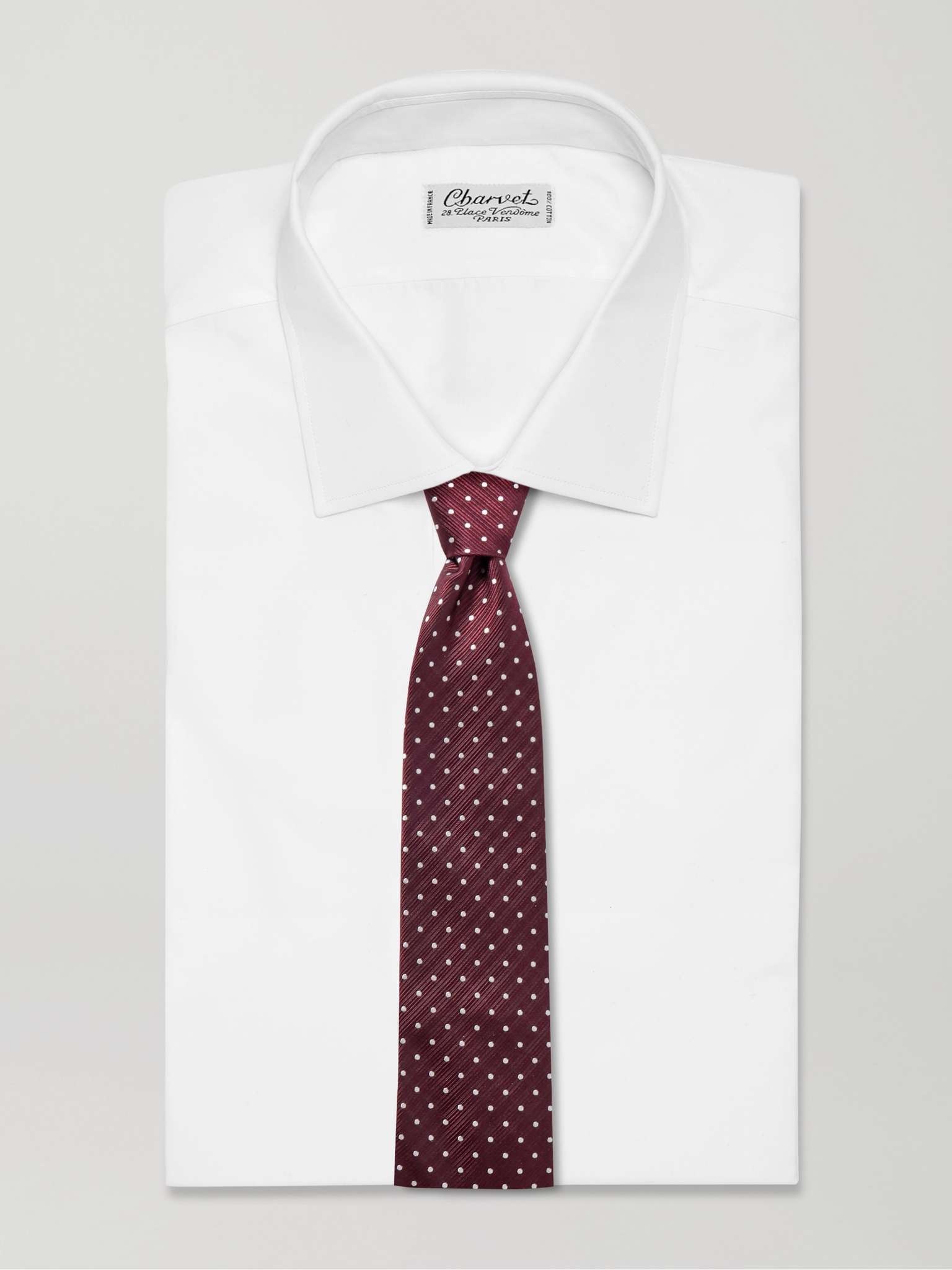 8cm Polka-Dot Silk-Twill Tie - 2
