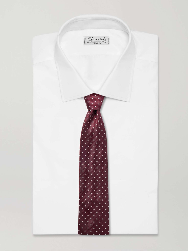 TOM FORD 8cm Polka-Dot Silk-Twill Tie outlook
