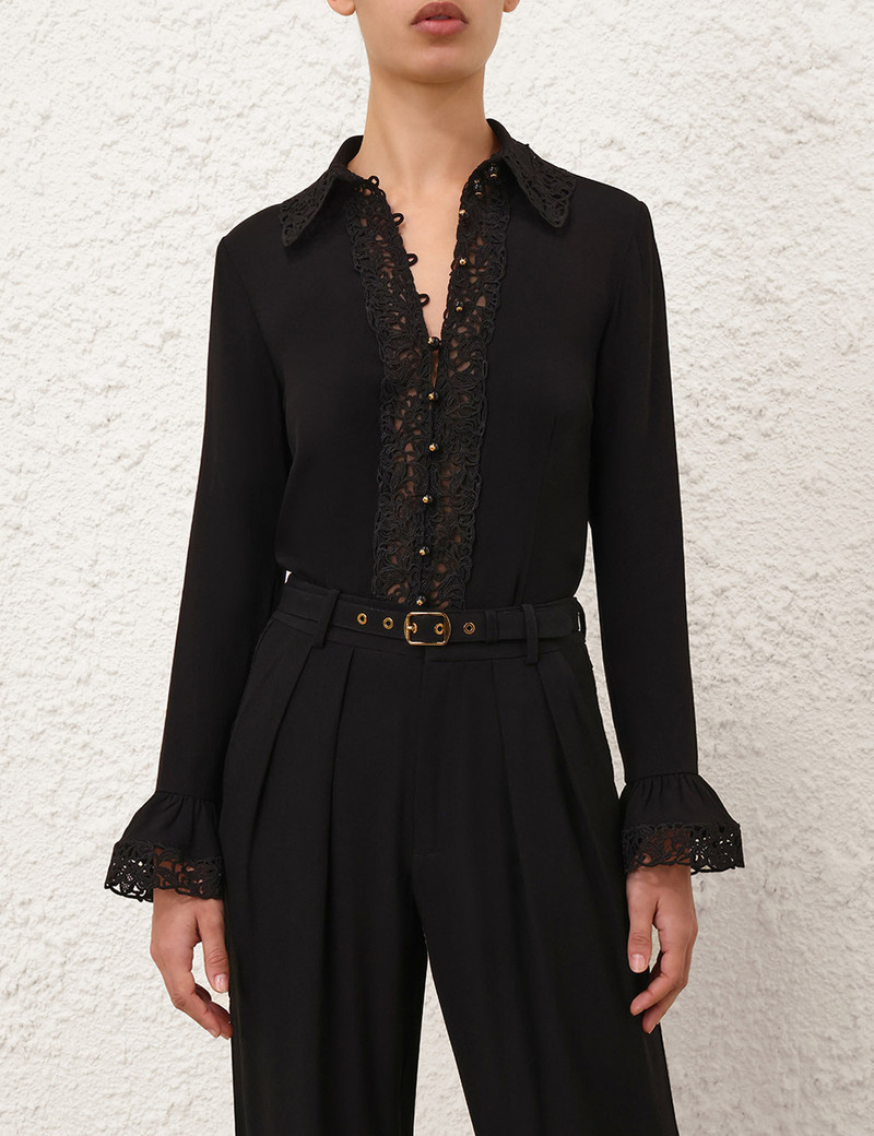 Zimmermann LACE TRIM SHIRT outlook