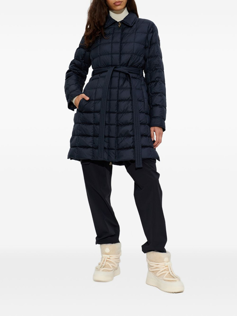 Moncler Gresillon quilted belted coat outlook
