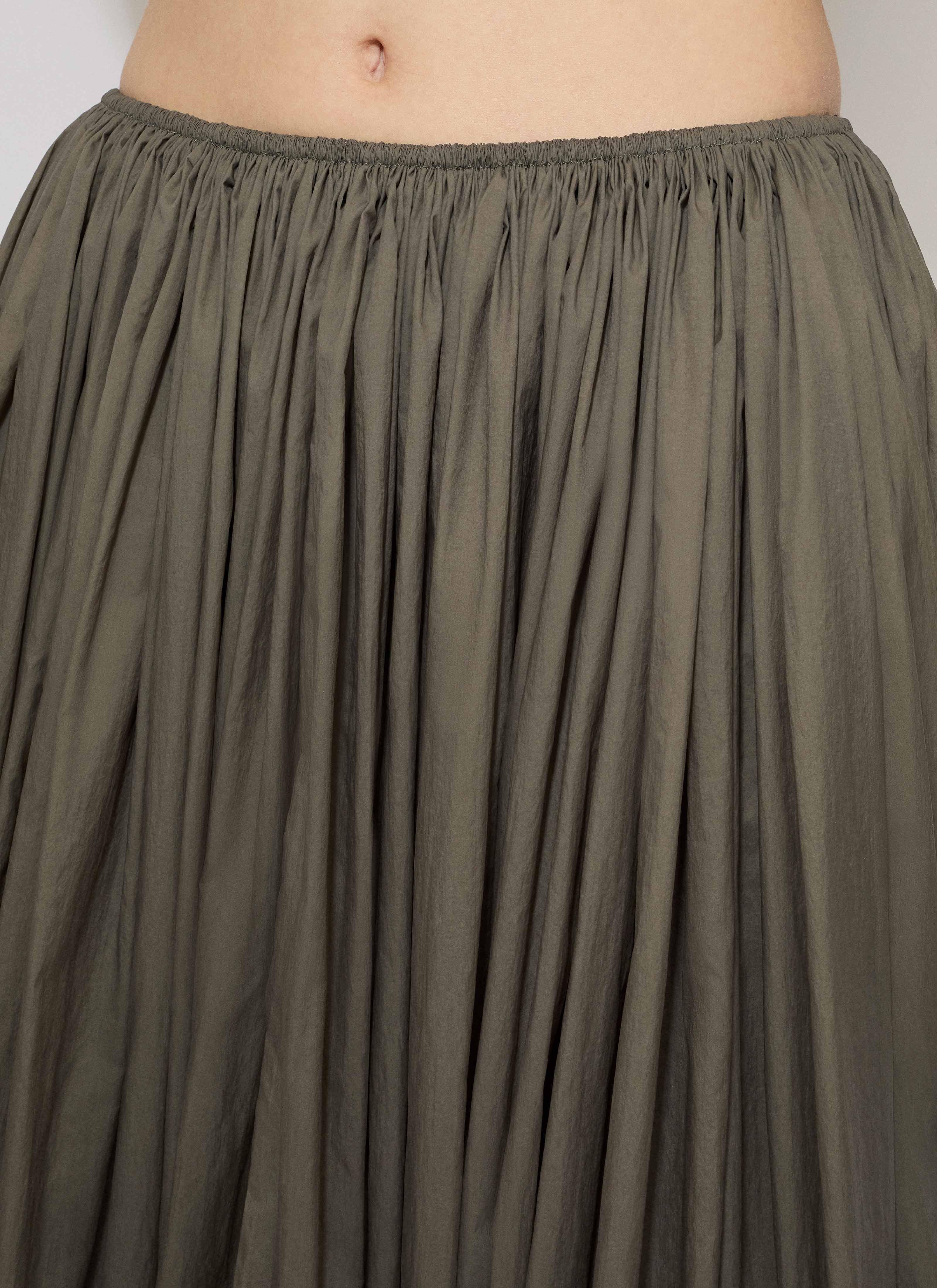 SOFT NYLON MAXI BUBBLE SKIRT - 5