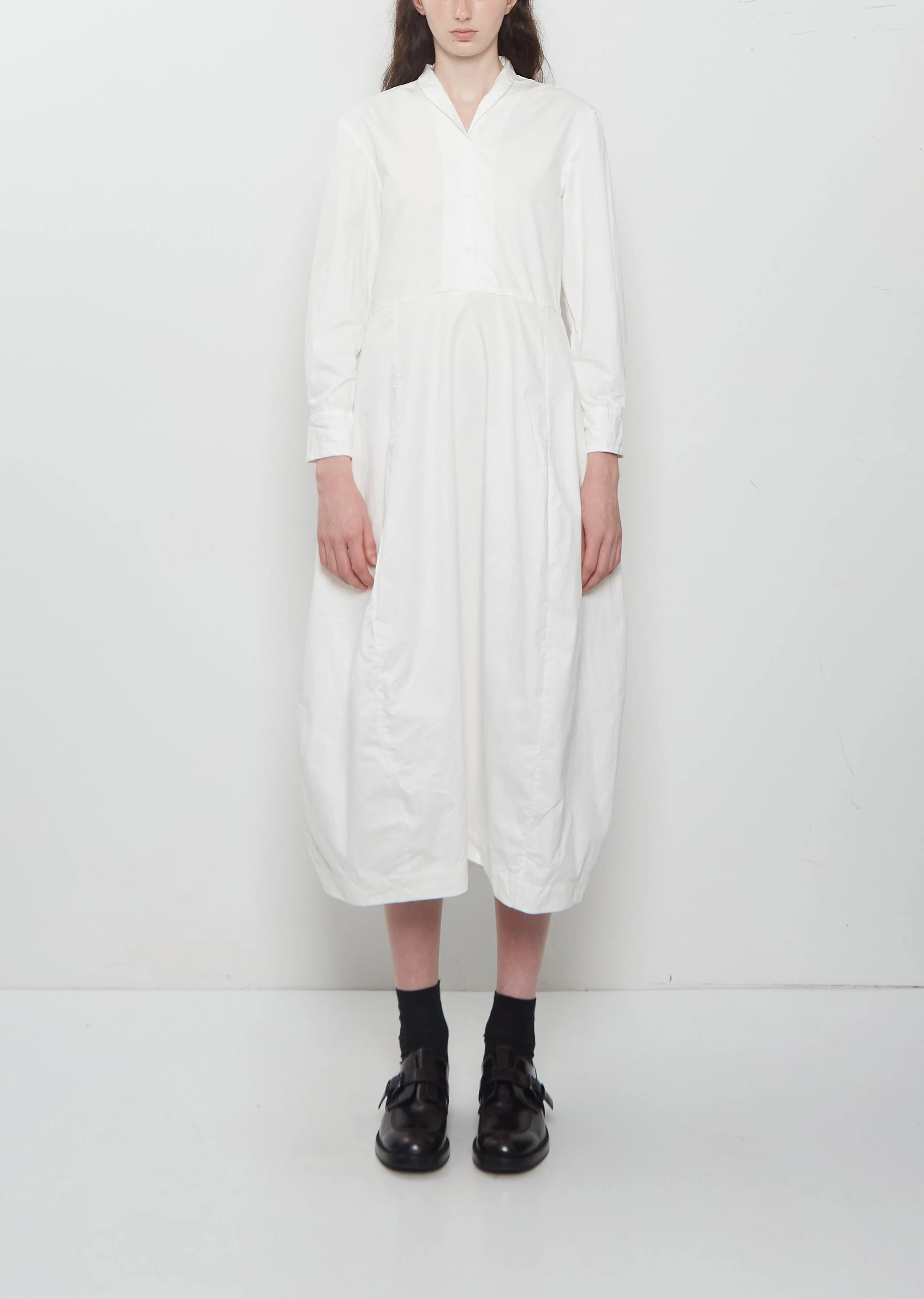 Letty Long Sleeve Cotton Dress - 1