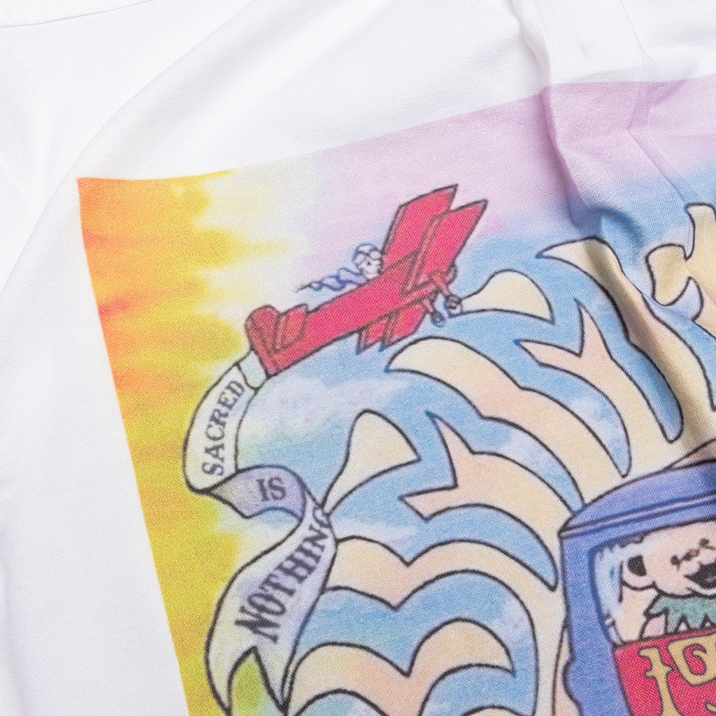 ROAD TRIP BUTTON-DOWN SHIRT - WHITE - 7