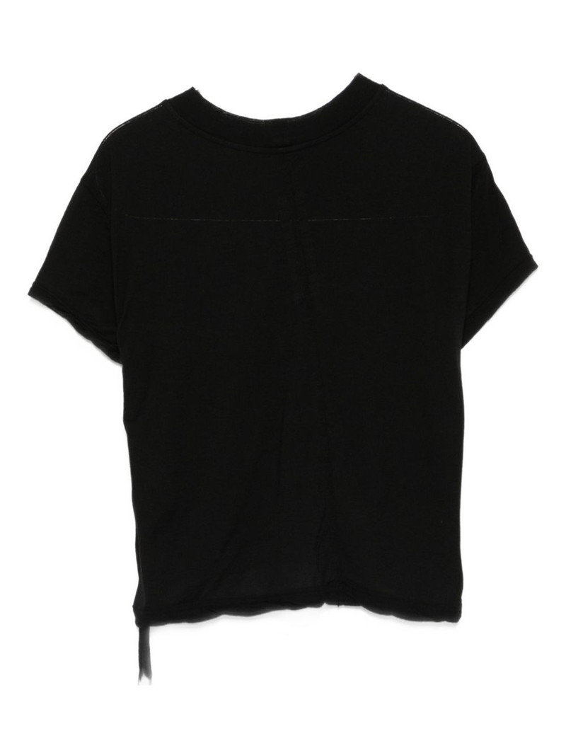 Rick Owens DRKSHDW tie-detail organic cotton T-shirt outlook