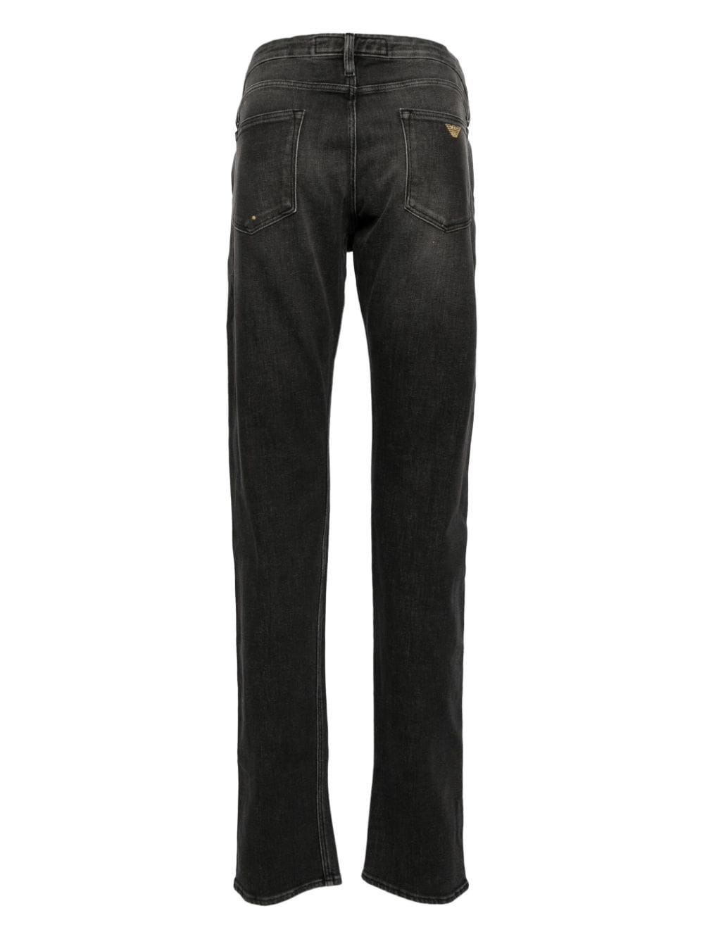 mid-rise straight-leg jeans - 2