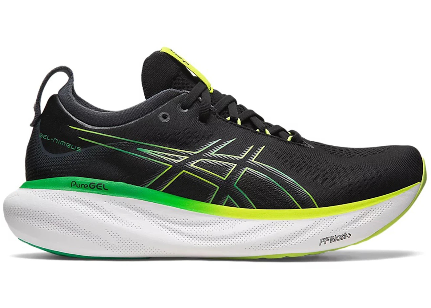 ASICS Gel-Nimbus 25 Black Lime Zest - 1