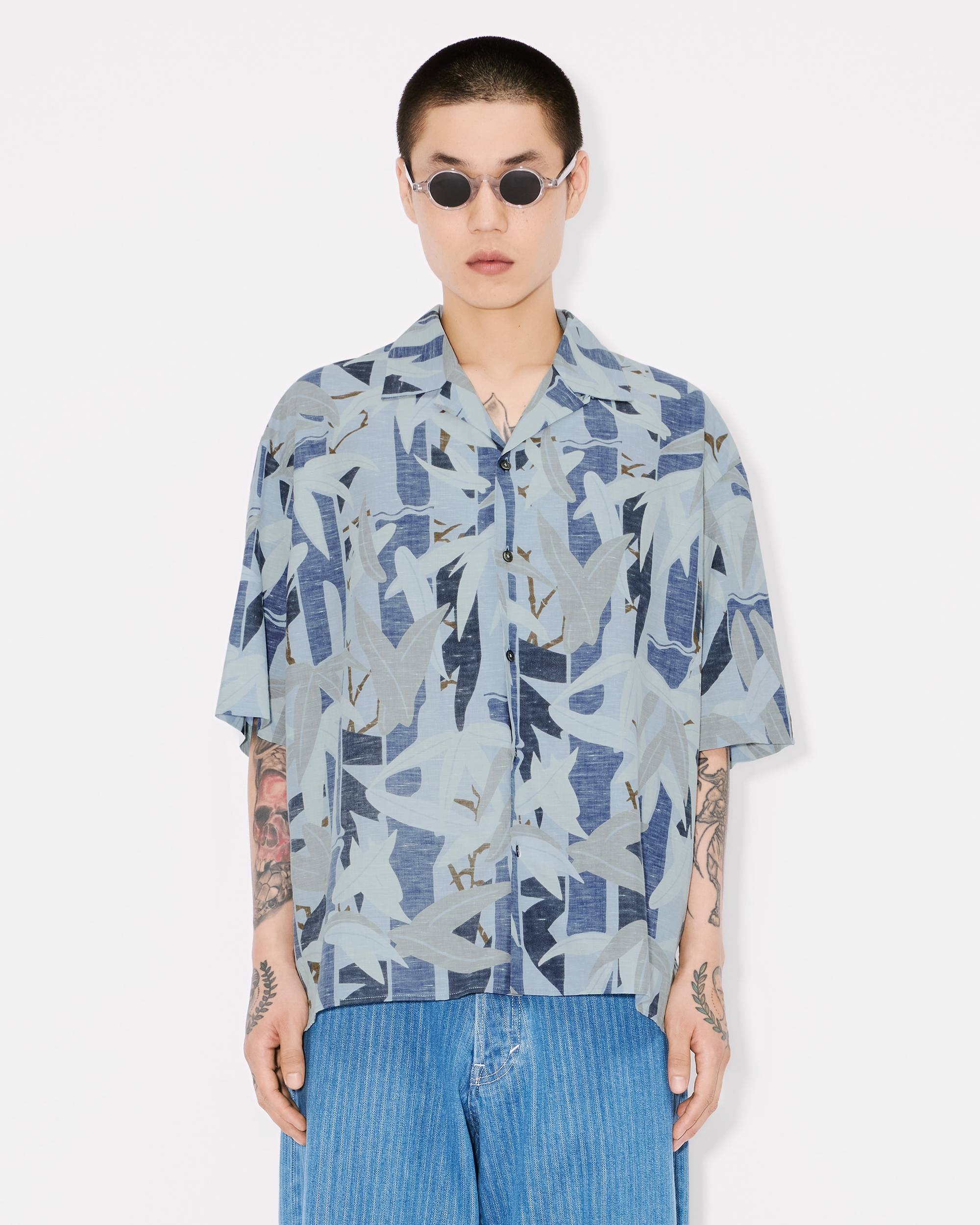 'KENZO Chiky-Rin Camo' hawaiian short sleeve shirt - 3