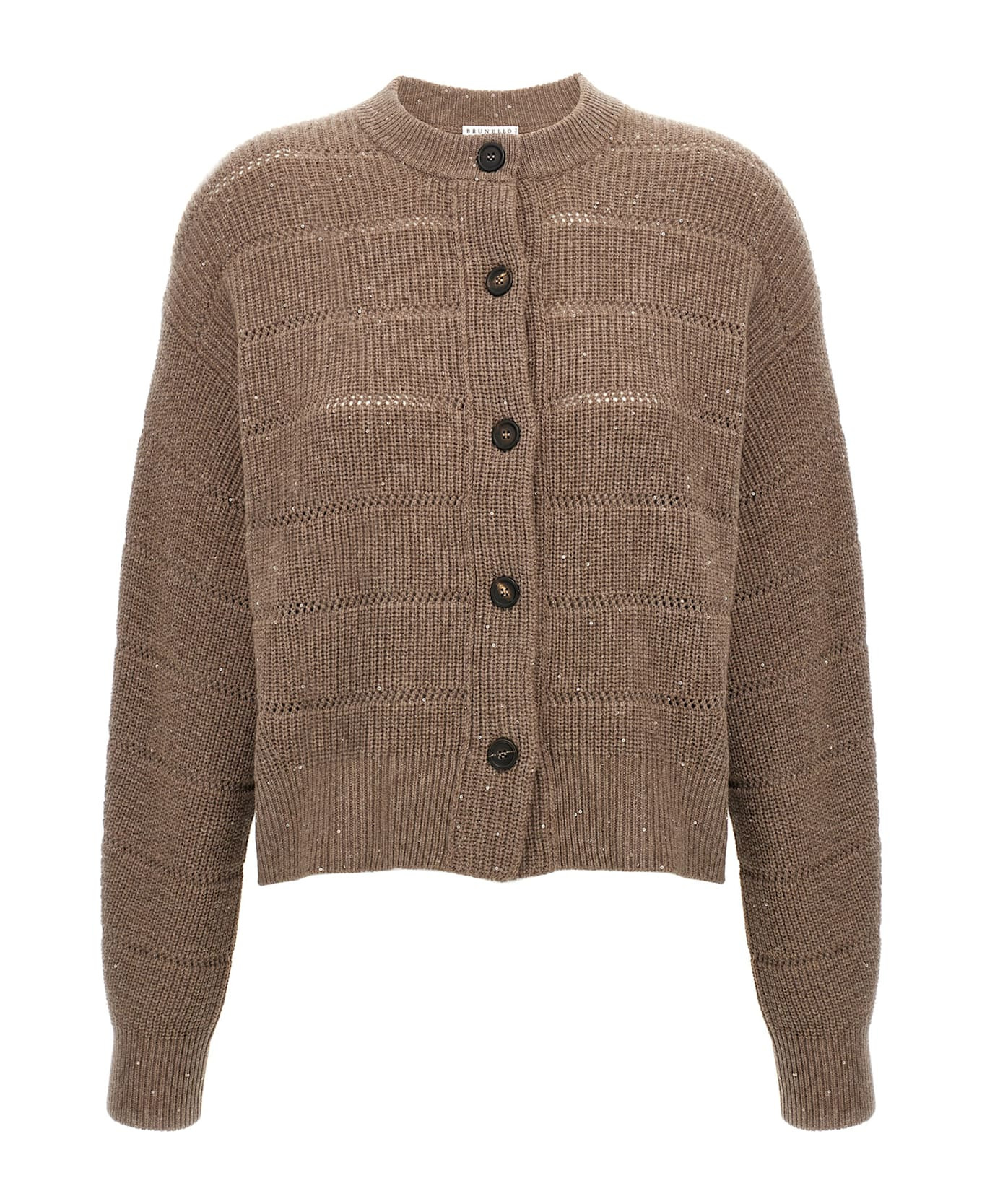 'rustic Dazzling Net' Cardigan - 1