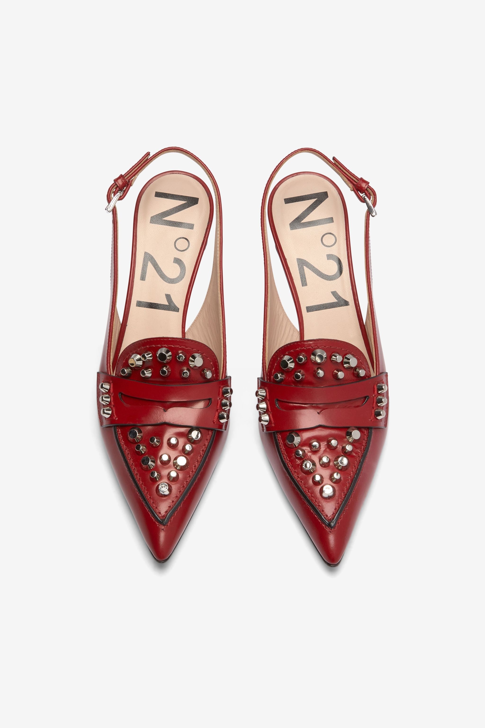 STUDDED SLINGBACK PUMPS - 2