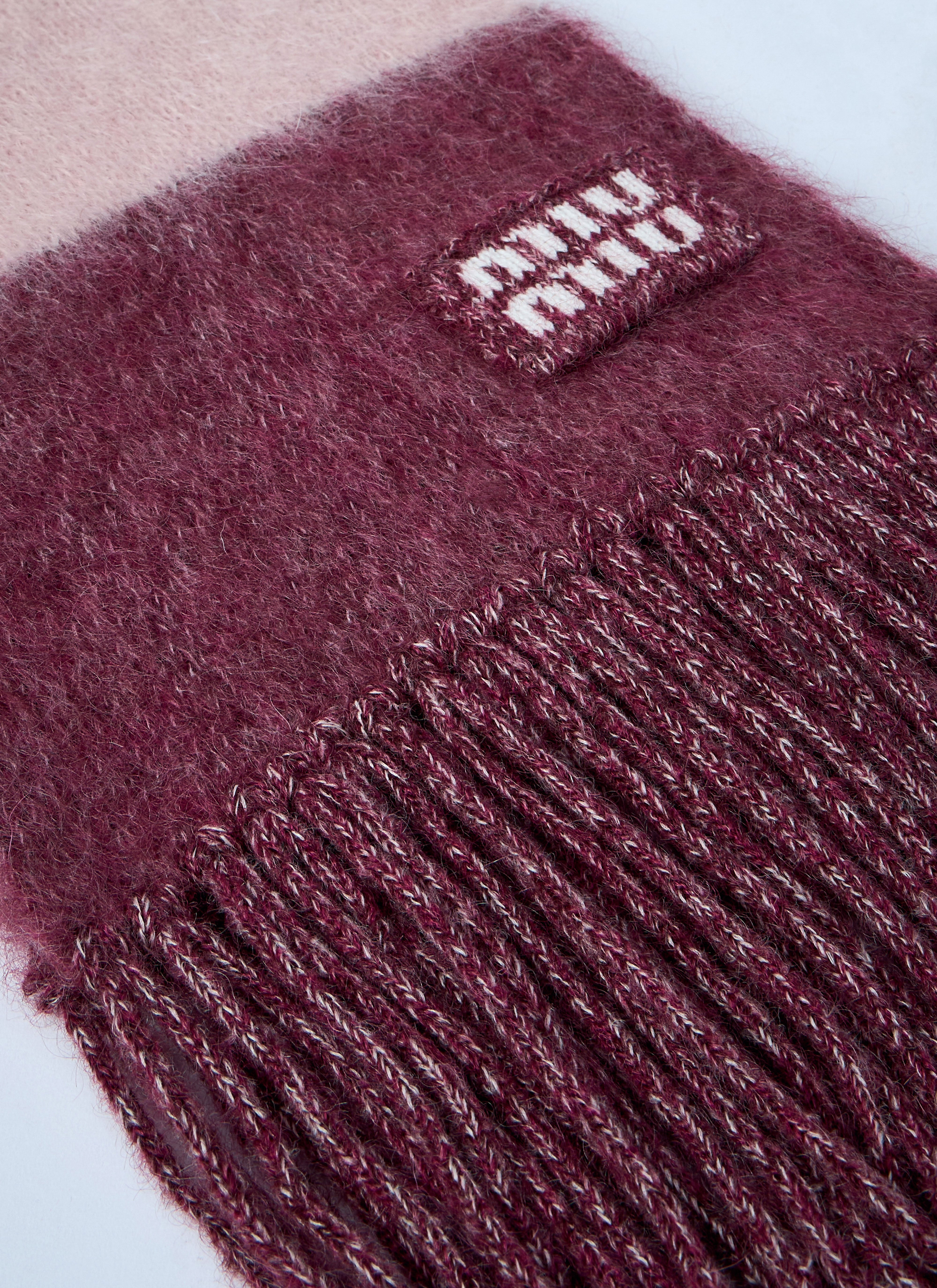 Miu Miu Women Logo Motif Scarf - 3