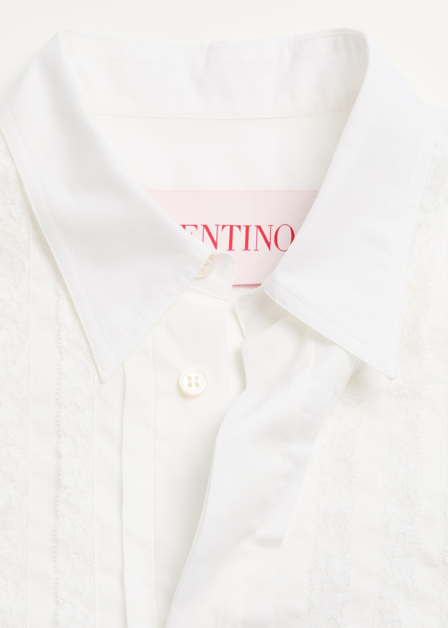 Men's Lace-Plastron Tuxedo Shirt - 4