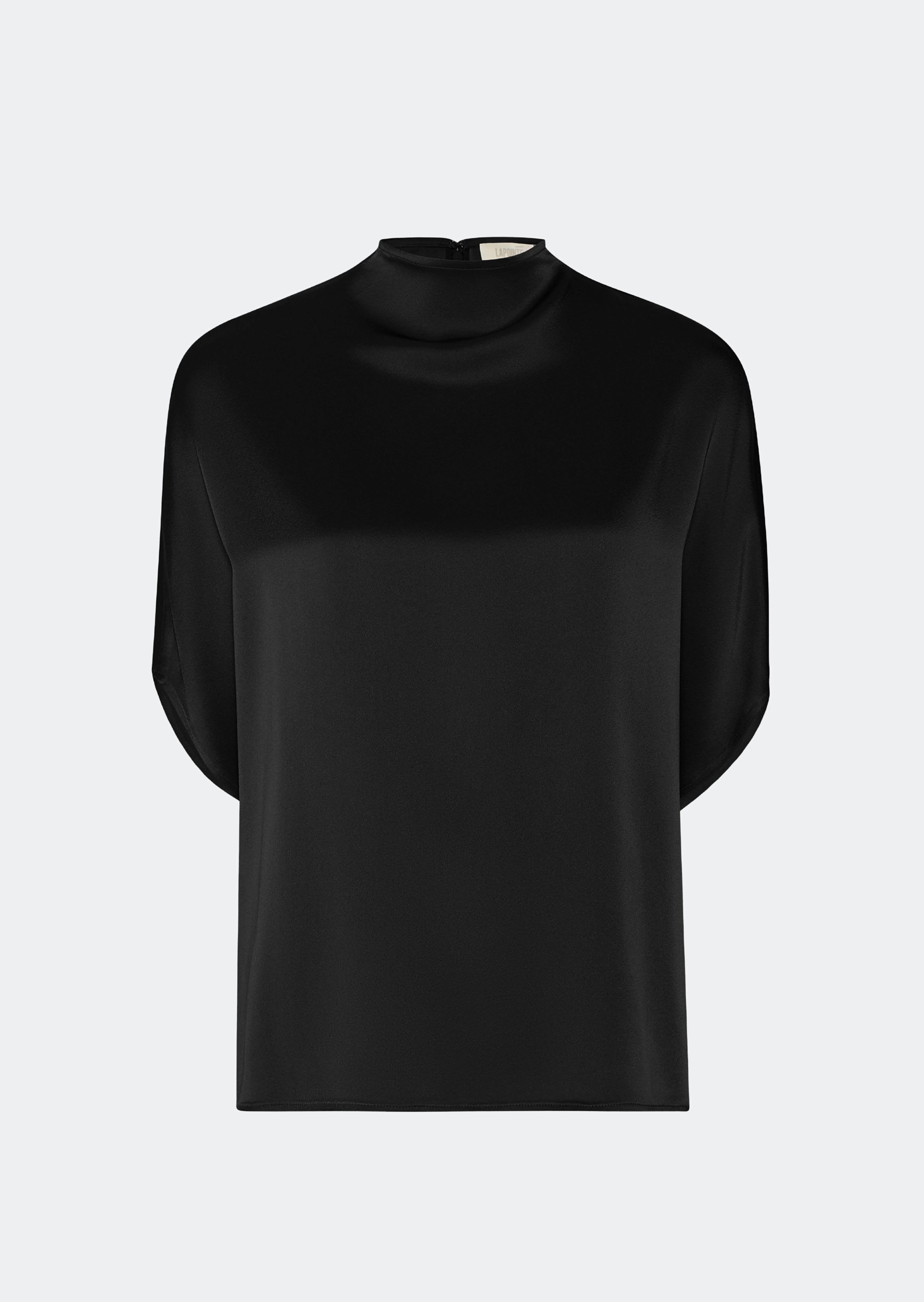Satin Cape Tee - 1