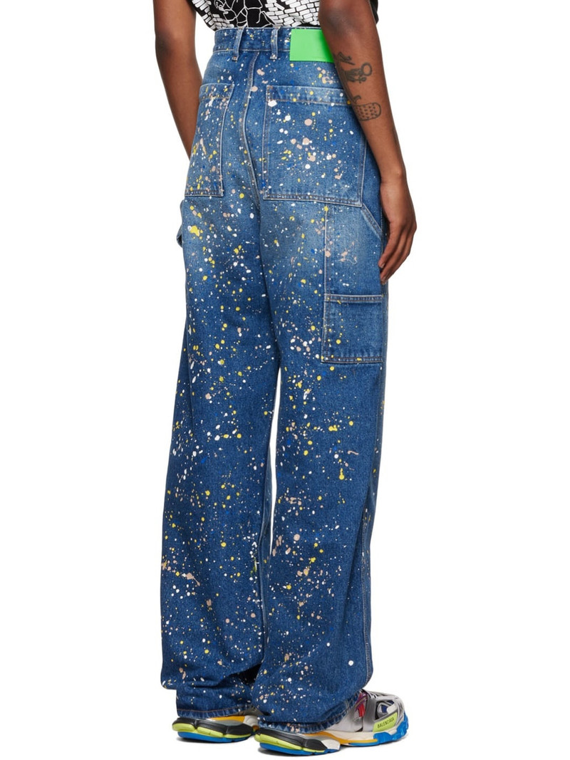 Blue Paint Over Carpenter Jeans 3