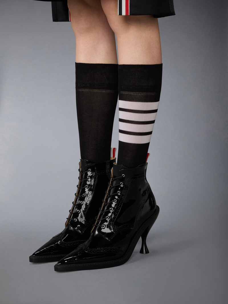 SOFT PATENT WINGTIP BOOT 90MM 4