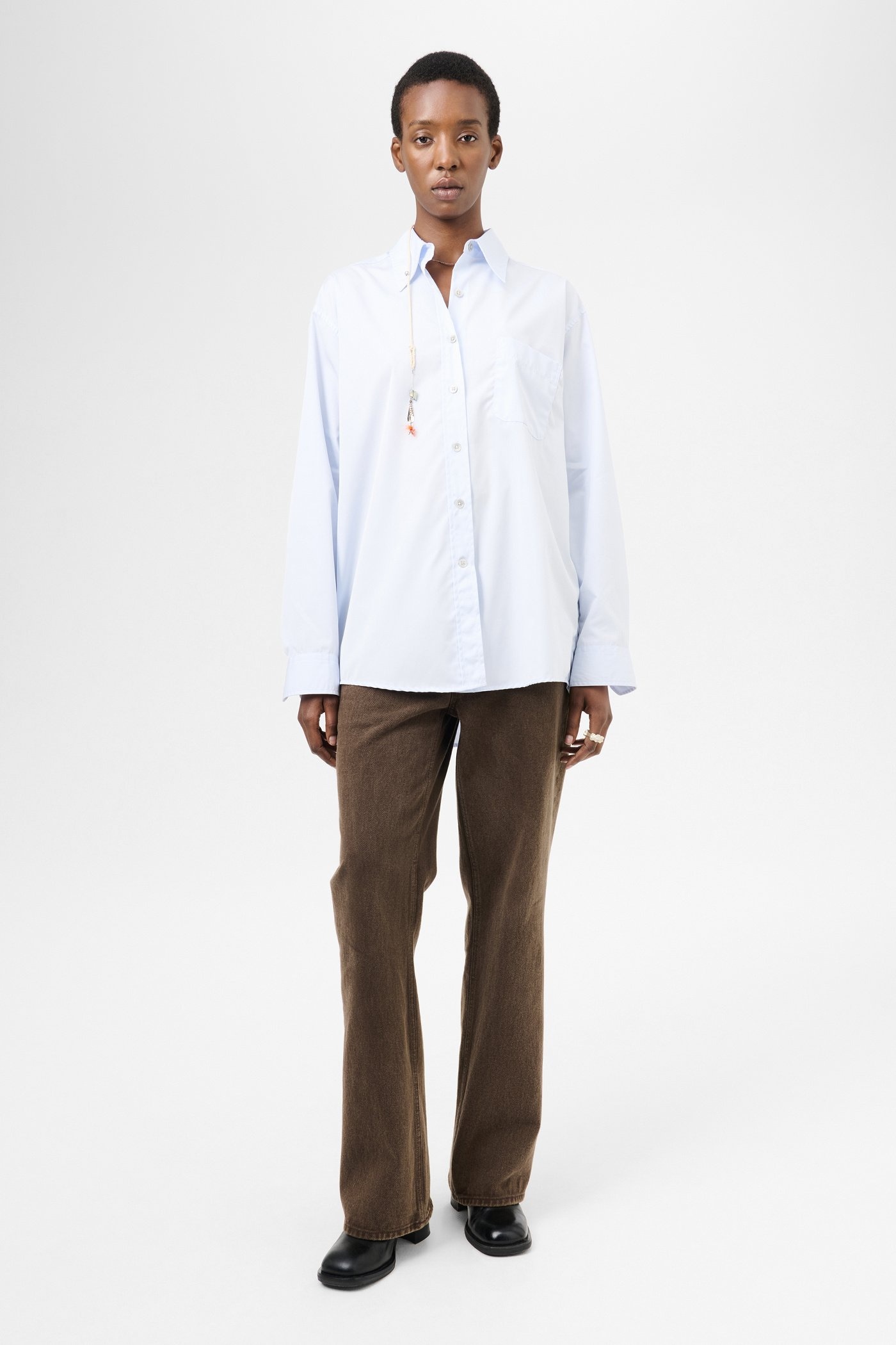 Favourite Shirt Dining Blue Poplin - 2