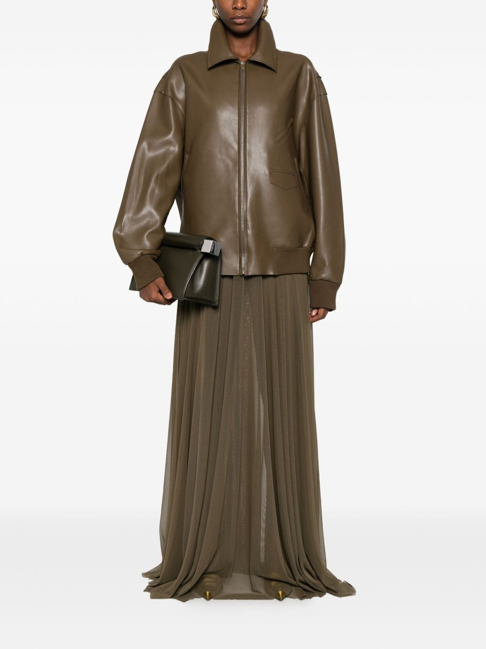 zip-front bomber jacket - 2