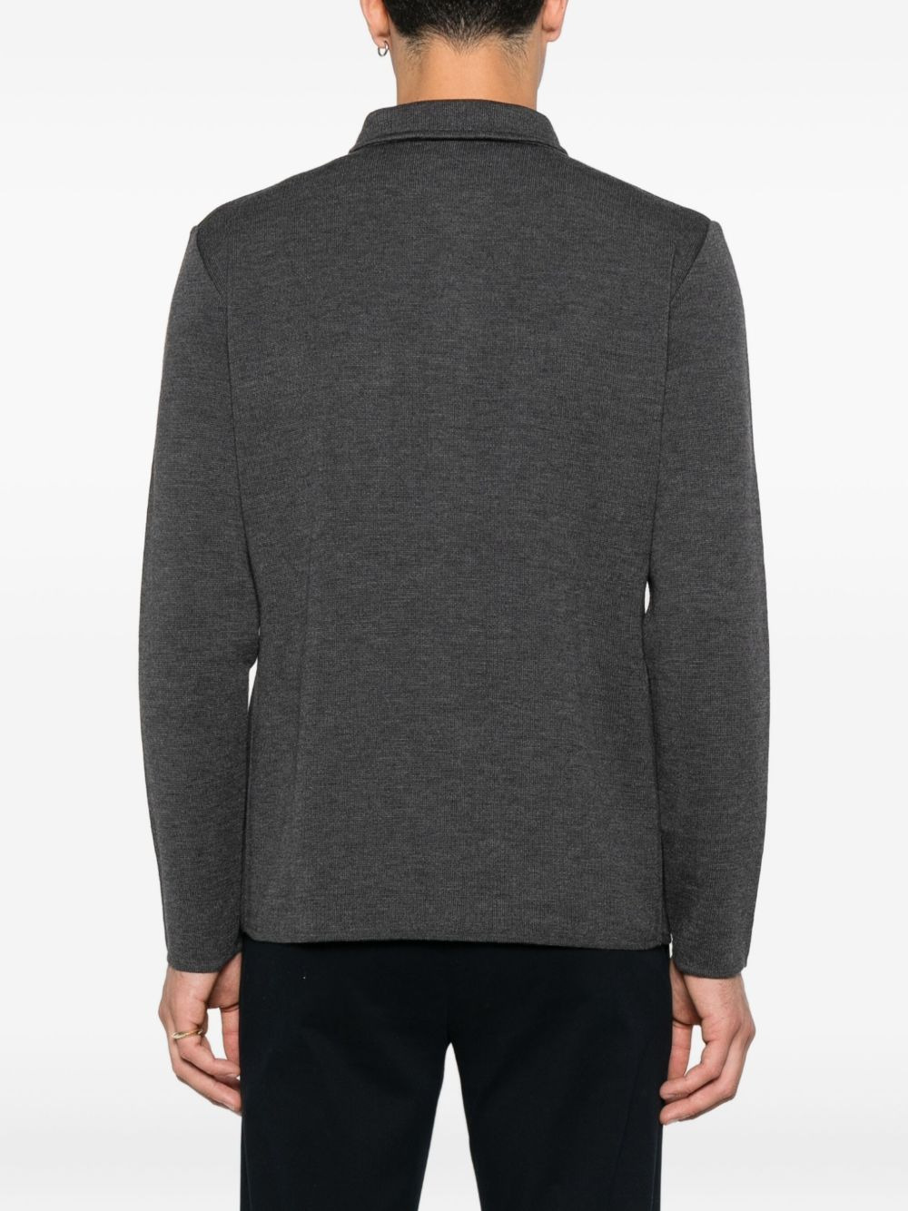 buttoned patch-pocket jacket - 4