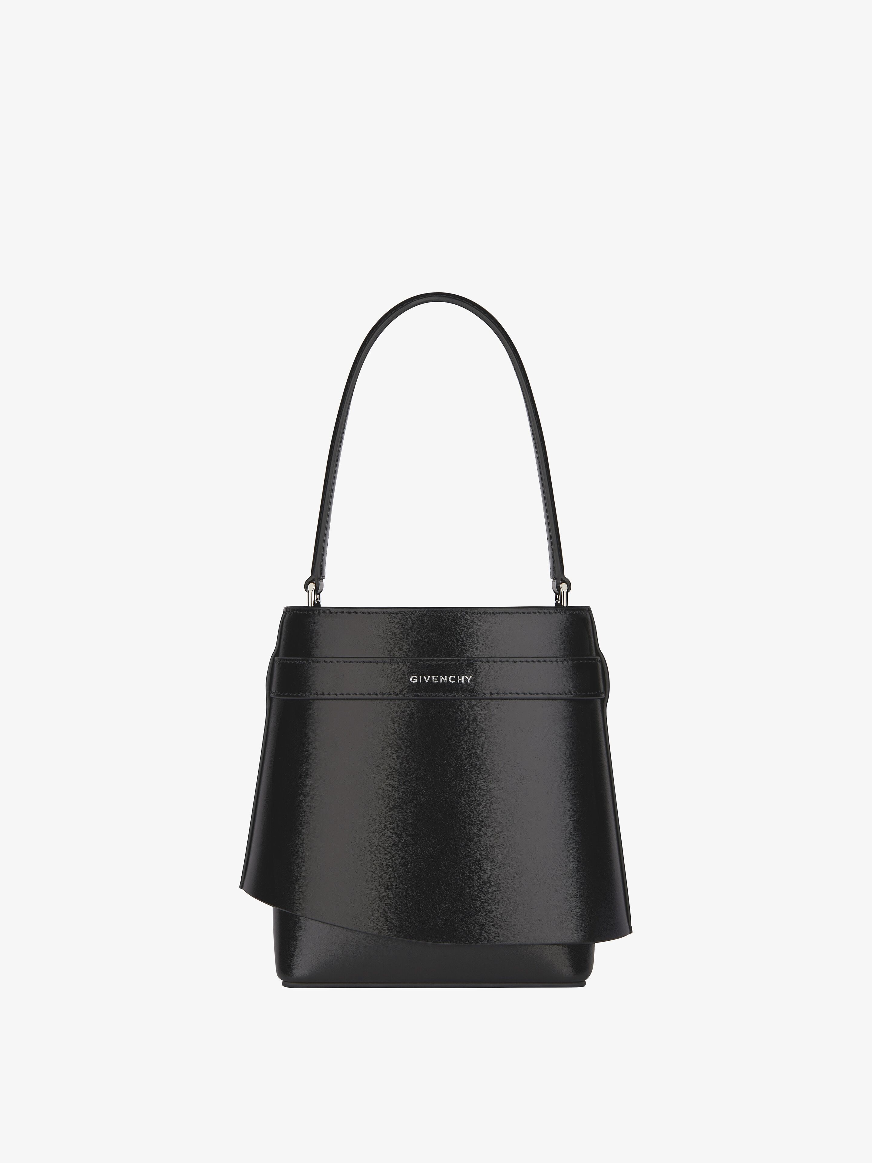 Givenchy SHARK LOCK BUCKET BAG IN BOX LEATHER | REVERSIBLE