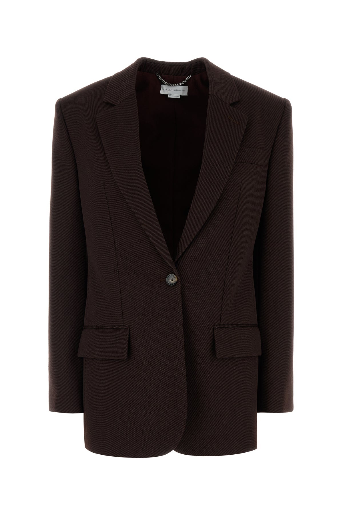 Brown wool blazer - 1