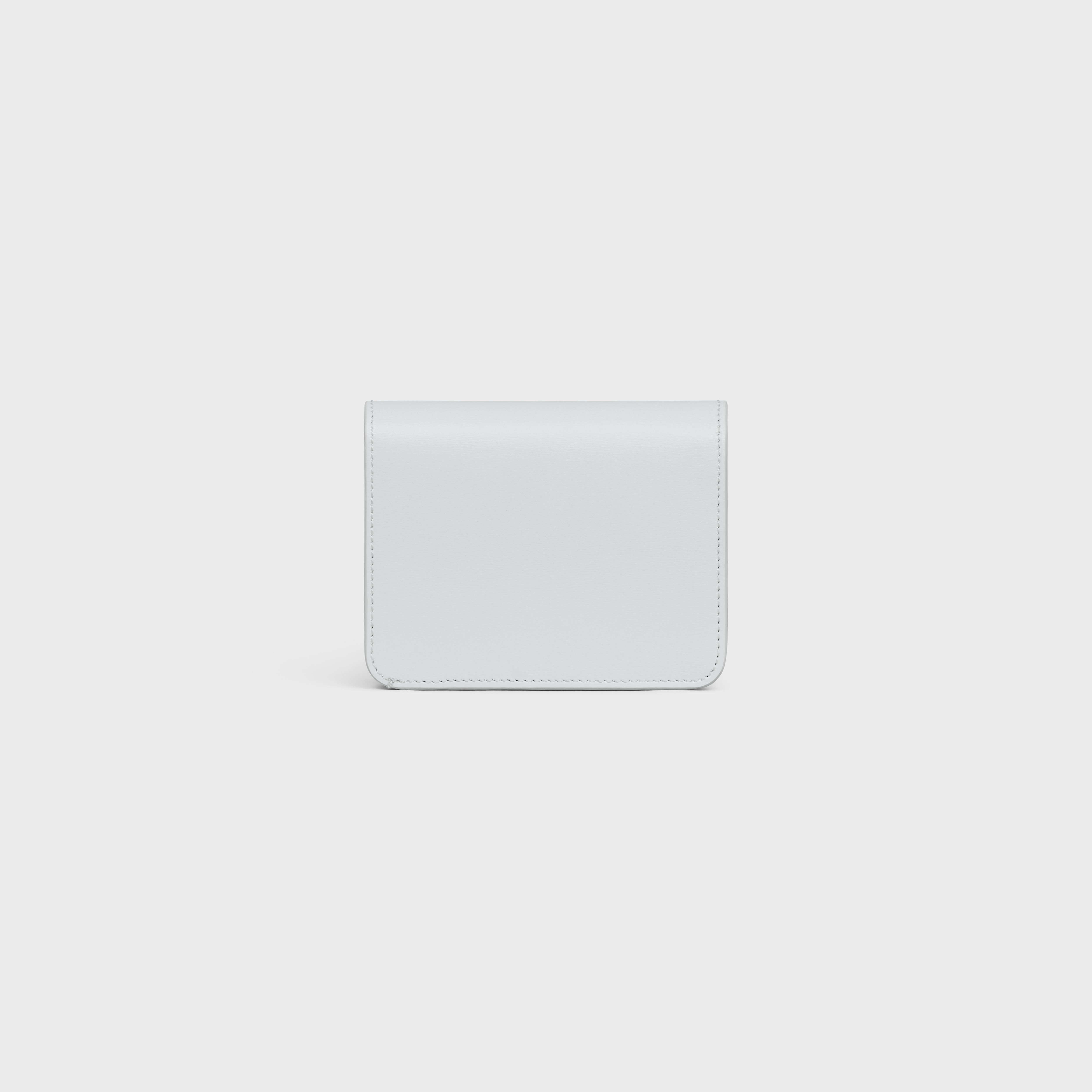 TRIOMPHE COMPACT WALLET in Shiny calfskin - 3