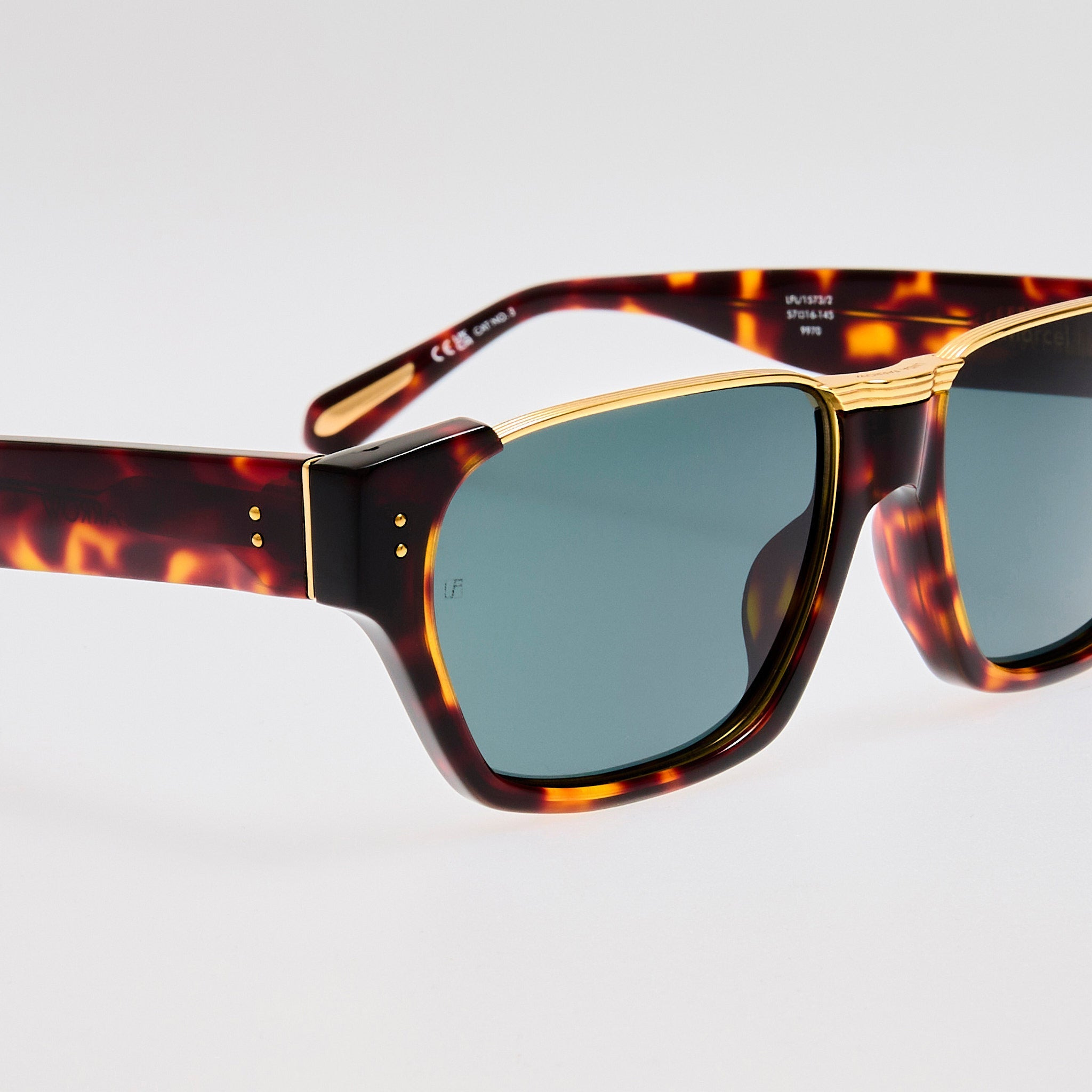 Marcel Sunglasses in Dark Tortoiseshell - 3